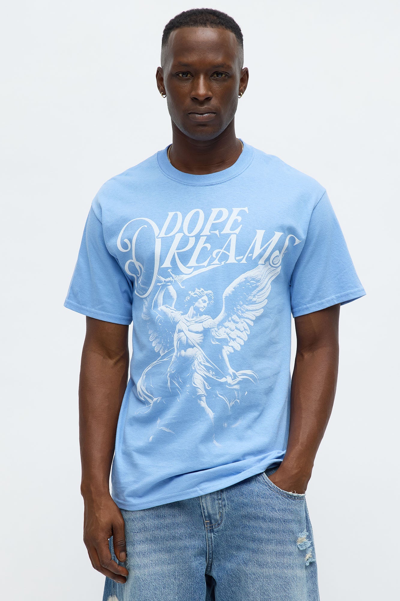 Dope Dreams Prophecy Short Sleeve Tee - Blue