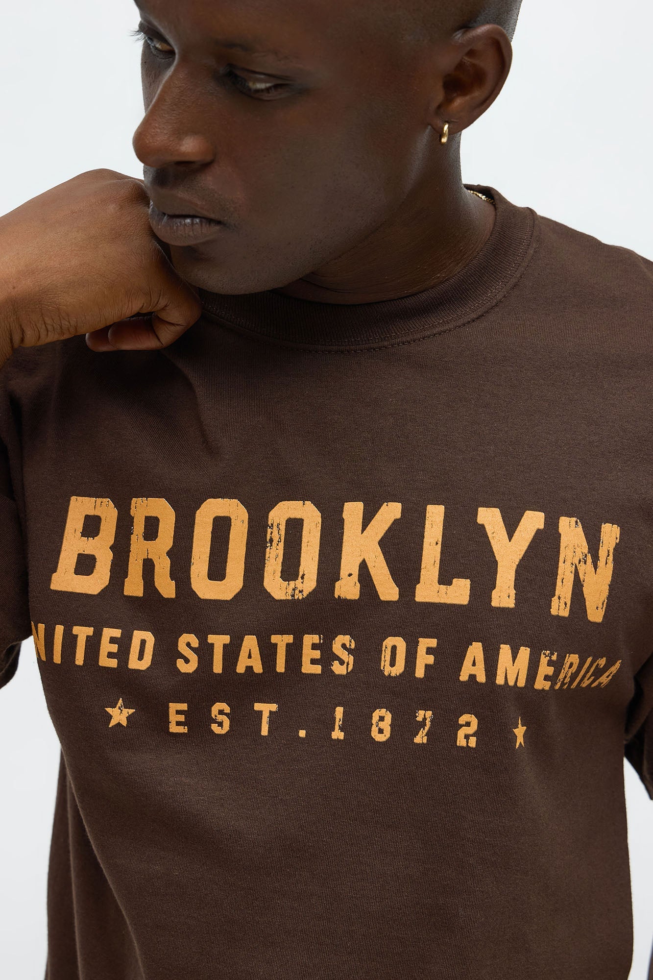 No Sleep Till Brooklyn Short Sleeve Tee - Chocolate