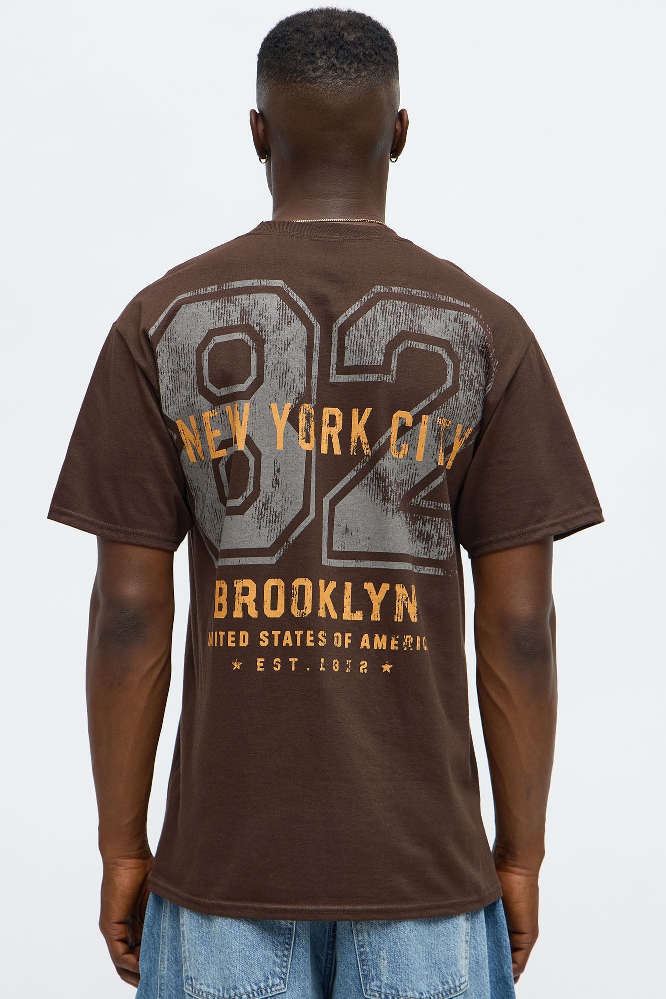 No Sleep Till Brooklyn Short Sleeve Tee - Chocolate