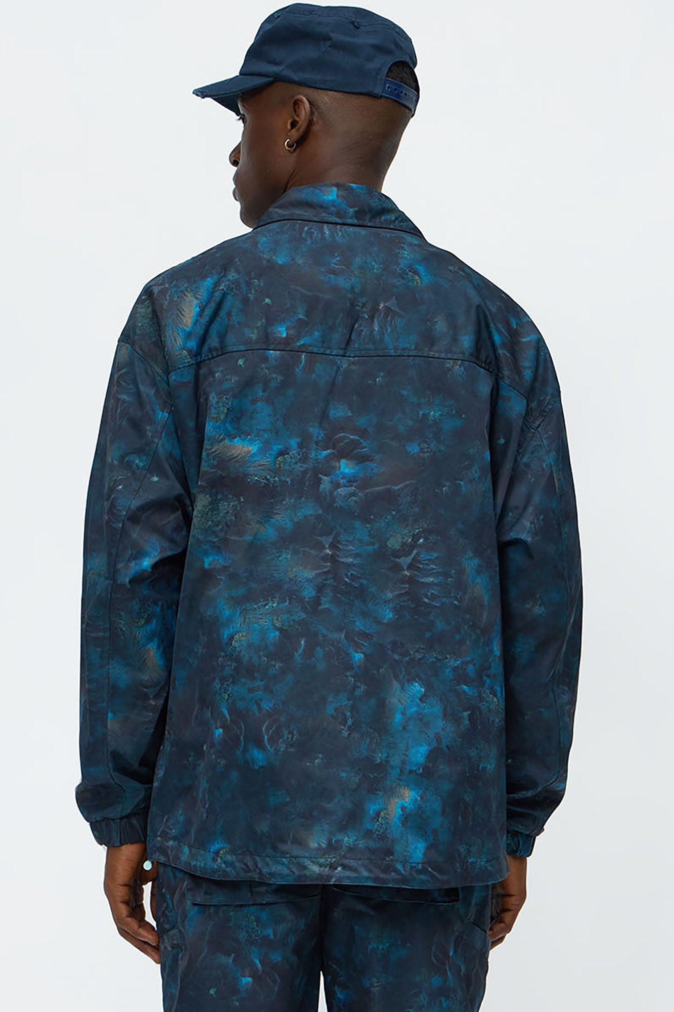 Relaxed Viktor Utility Jacket - Blue/combo