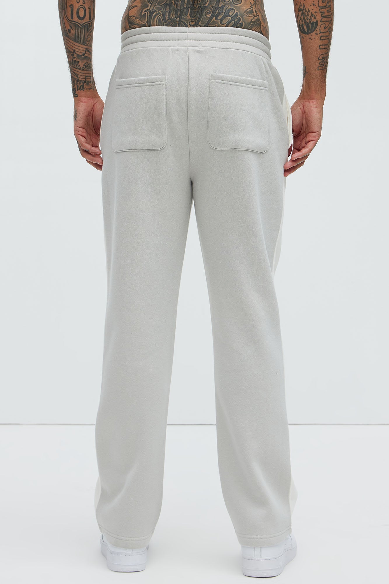 Desmond Straight Sweatpants - Grey/combo