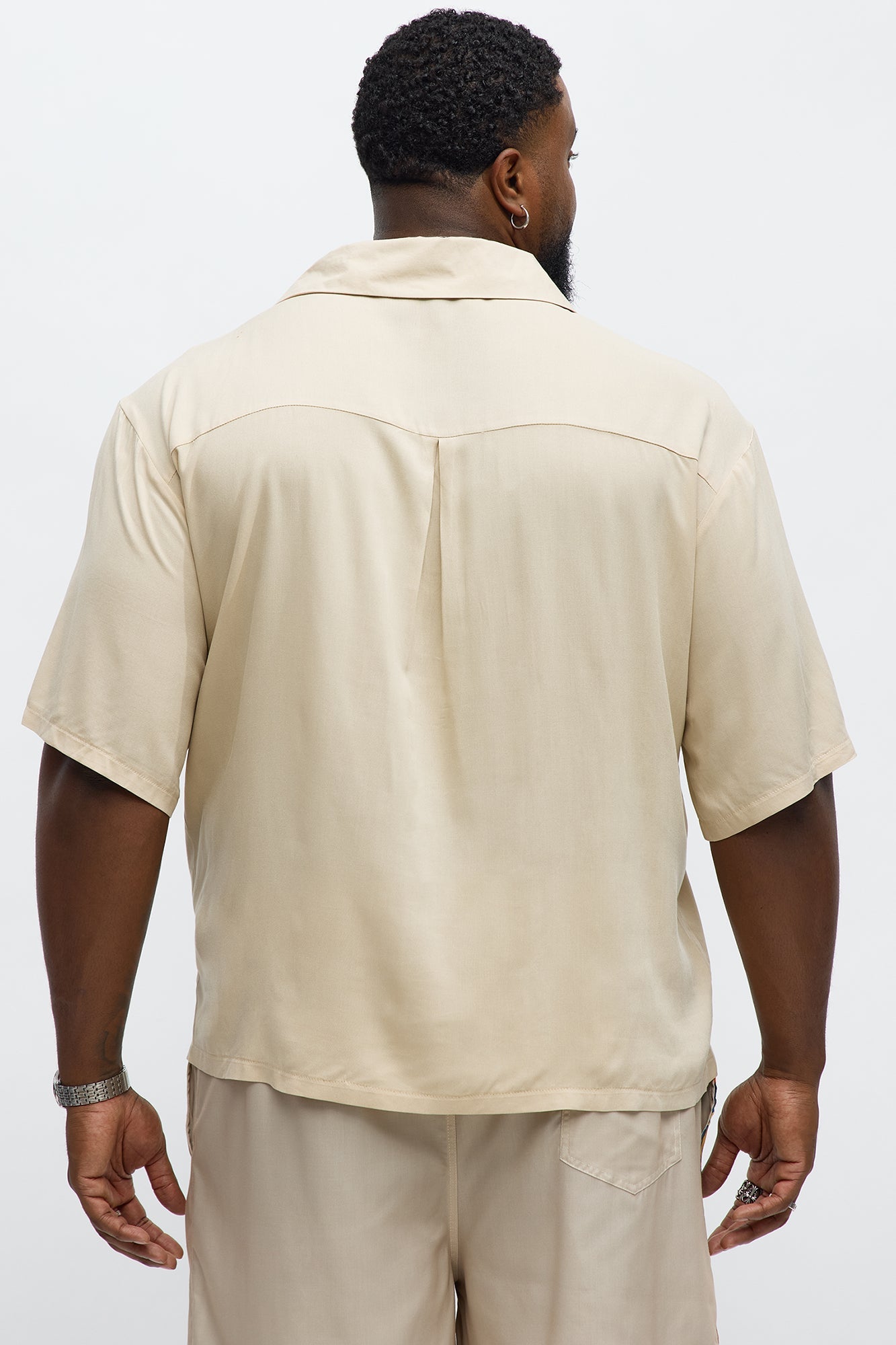 Munch The Scream Button Up Shirt - Tan