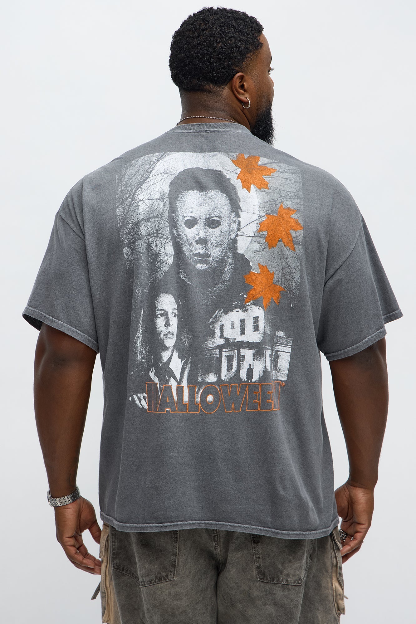 Halloween Michael Myers Classic Short Sleeve Tee - Charcoal
