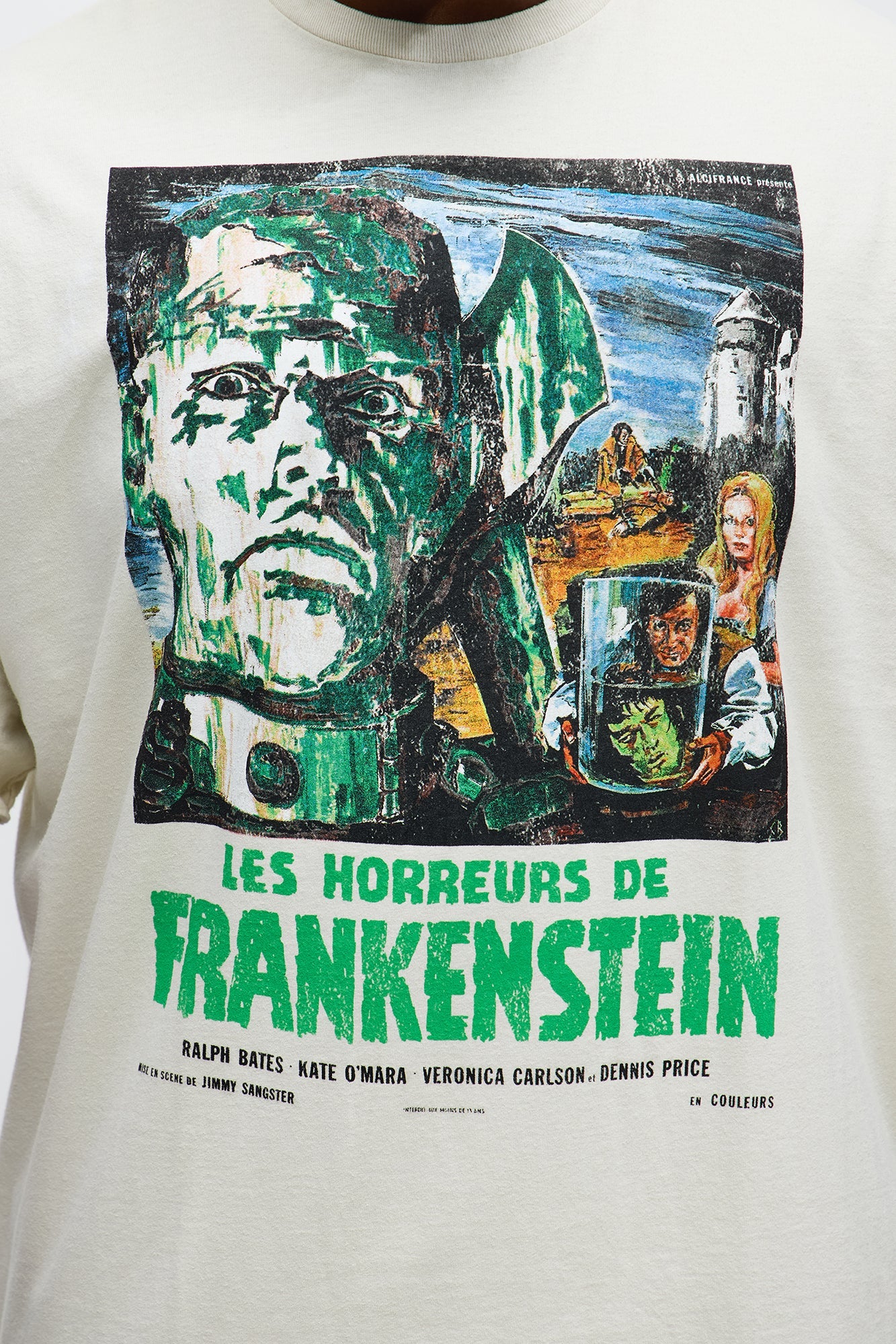 Les Horreurs De Frankenstein Short Sleeve Tee - Natural