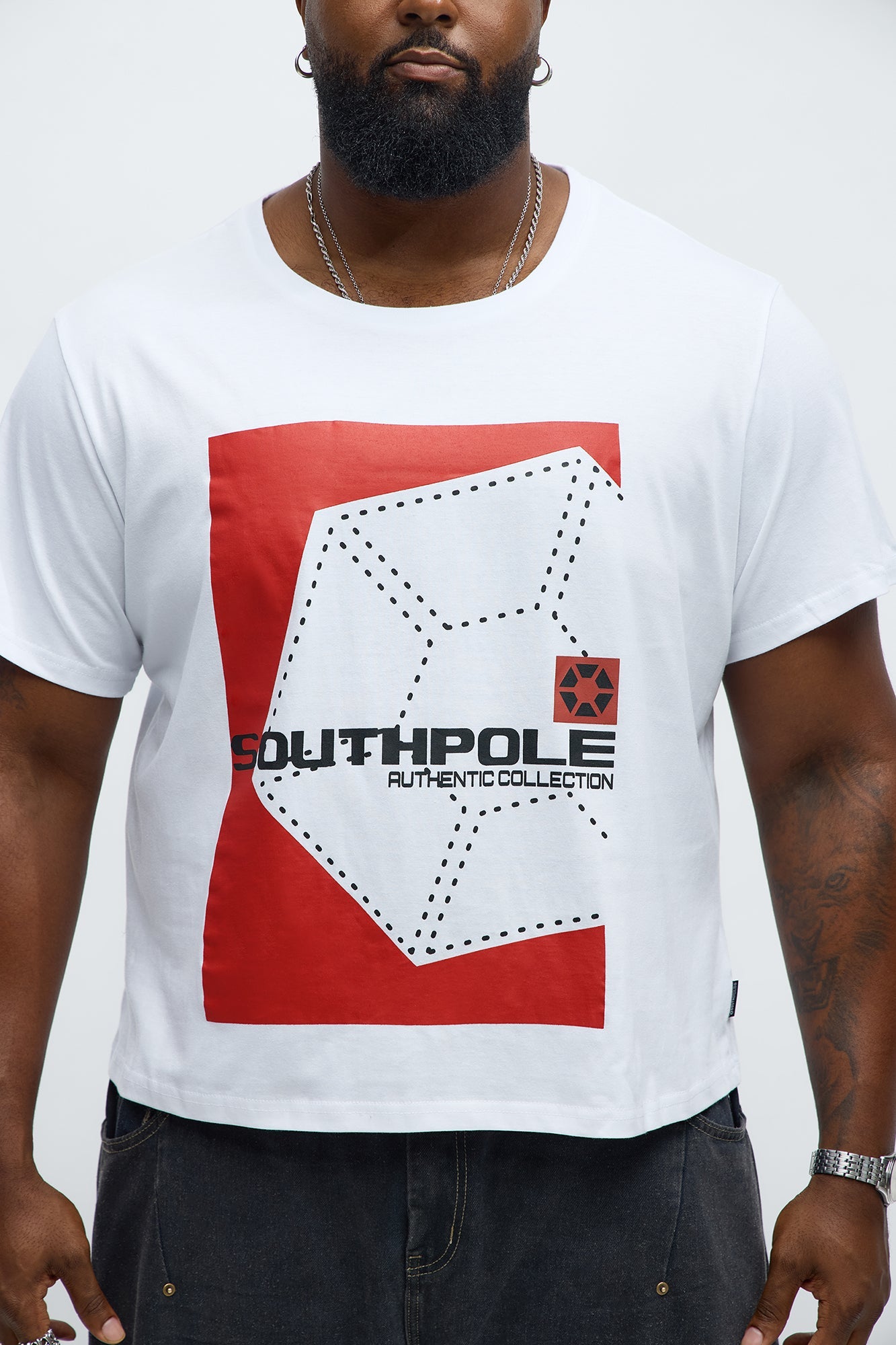 Southpole Icon Short Sleeve Tee - White
