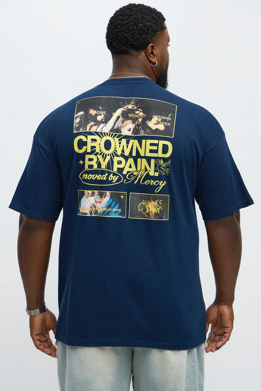 Crowned By Pain Short Sleeve Tee - Navy