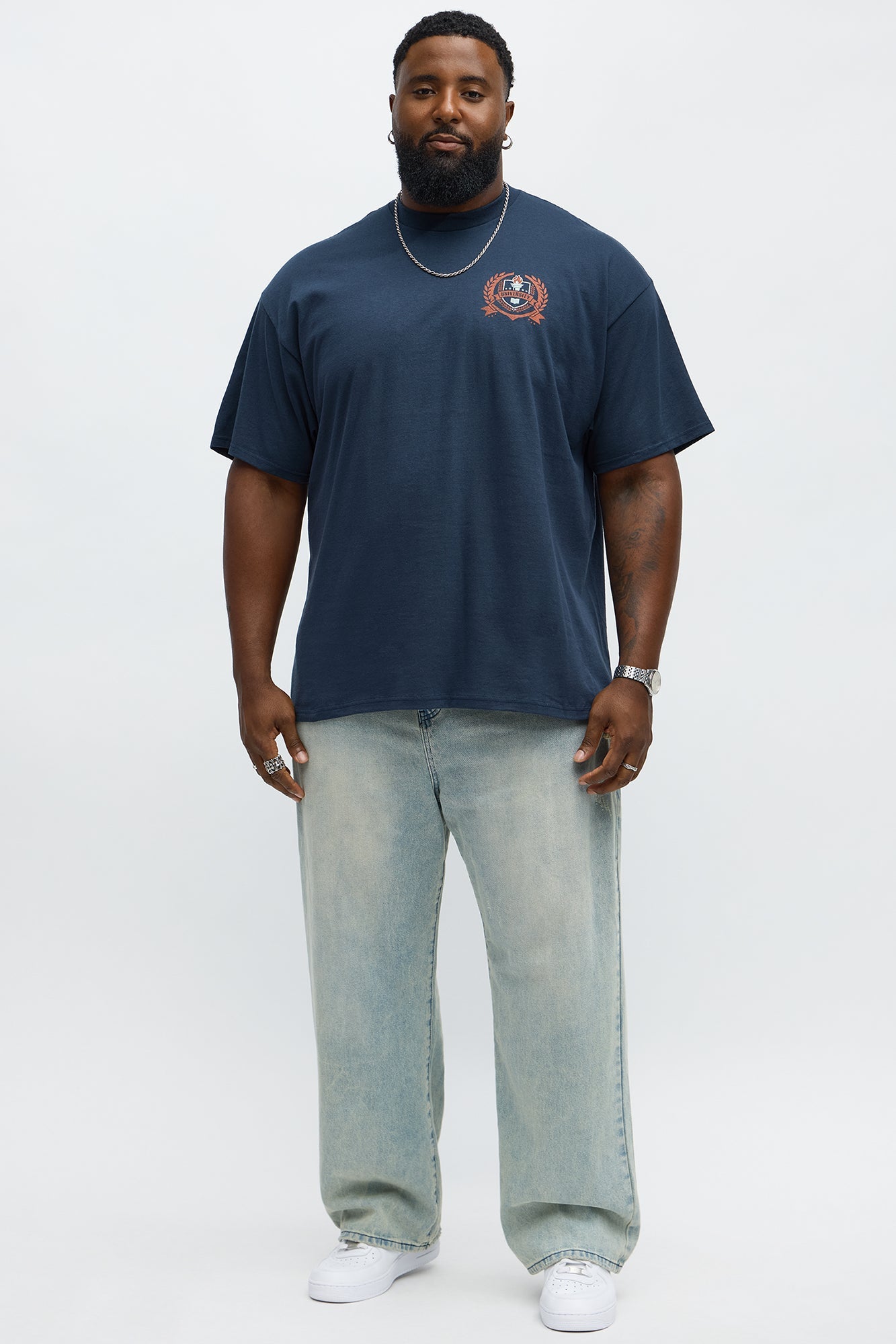 Biddington University Short Sleeve Tee - Navy