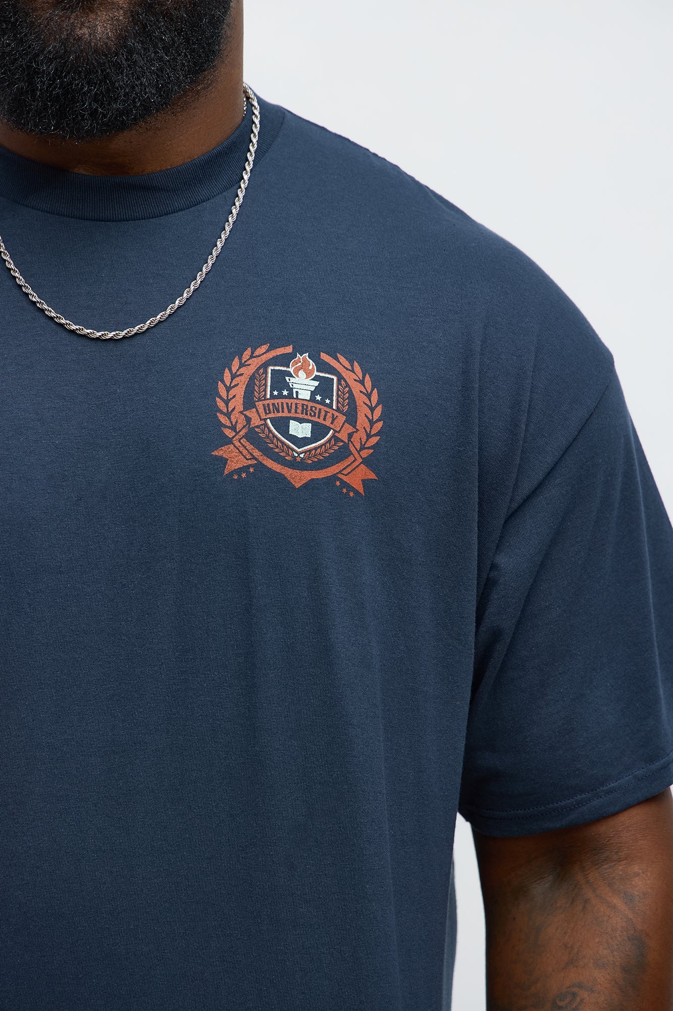 Biddington University Short Sleeve Tee - Navy