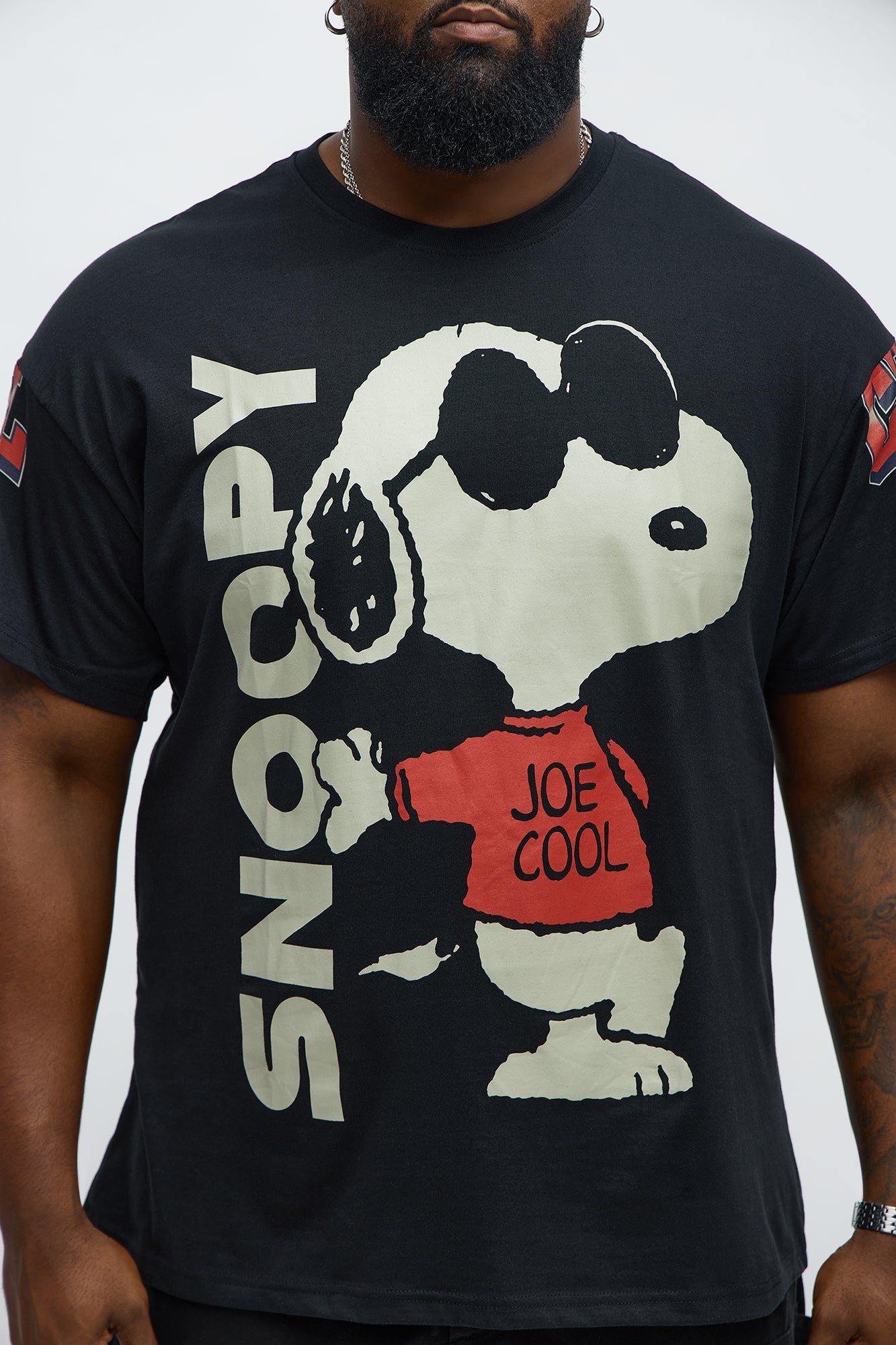 Snoopy Joe Cool Short Sleeve Tee - Black