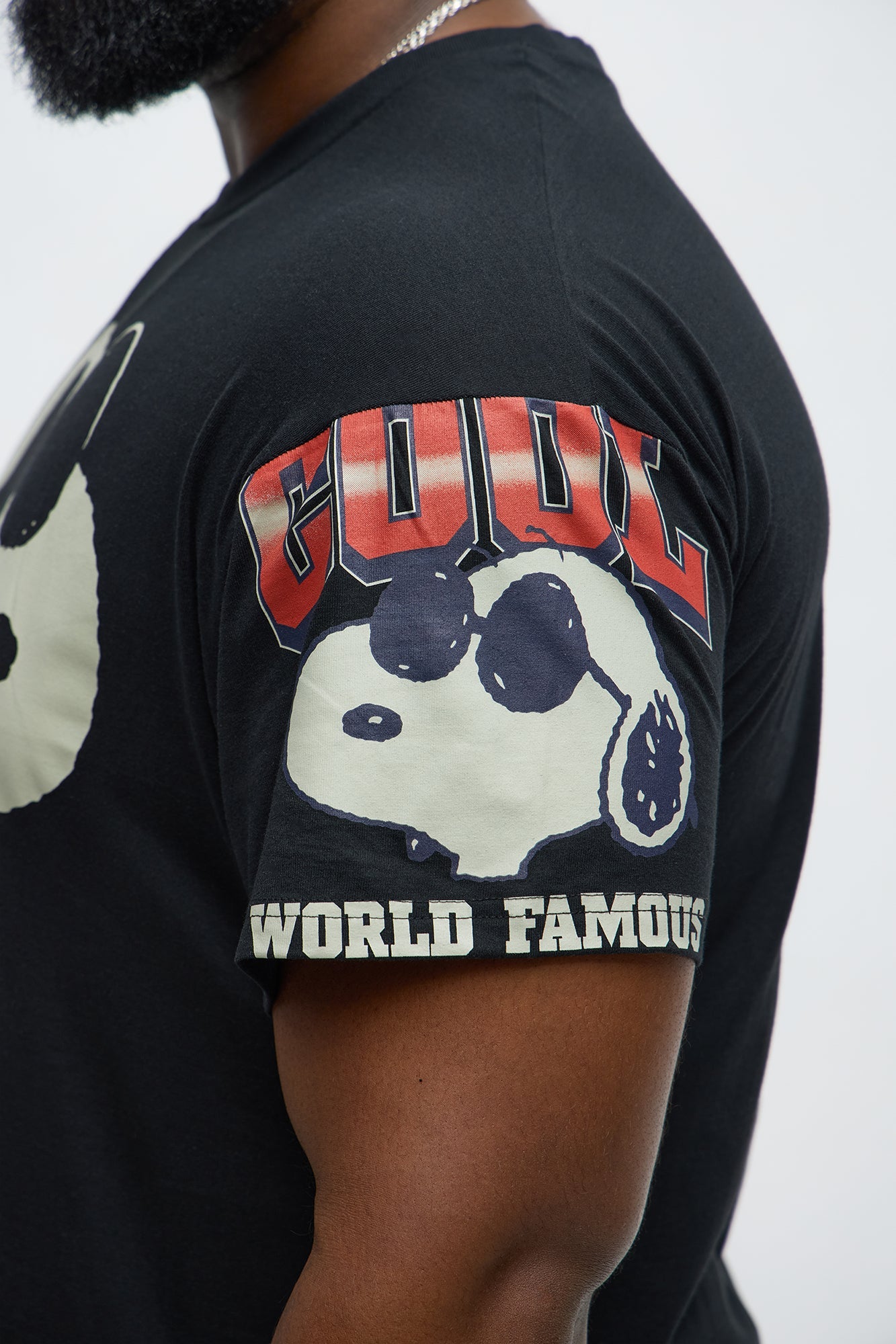 Snoopy Joe Cool Short Sleeve Tee - Black