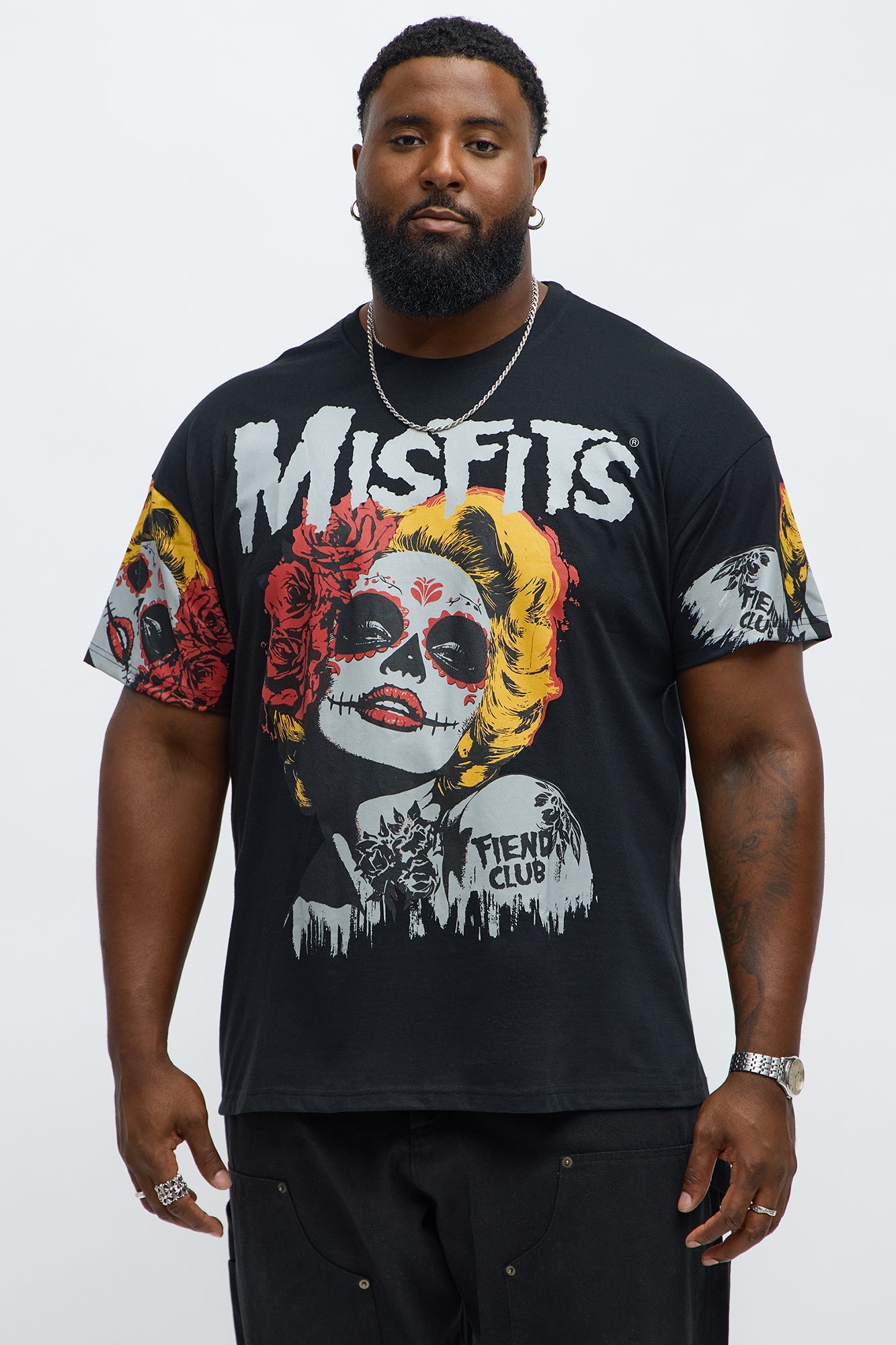Misfits Fiend Club Short Sleeve Tee - Black