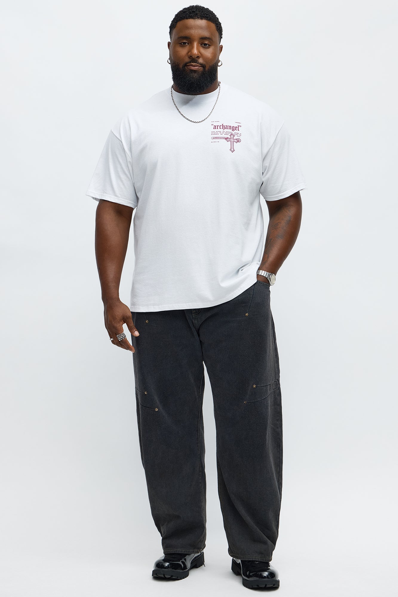 Archangel Protection Short Sleeve Tee - White