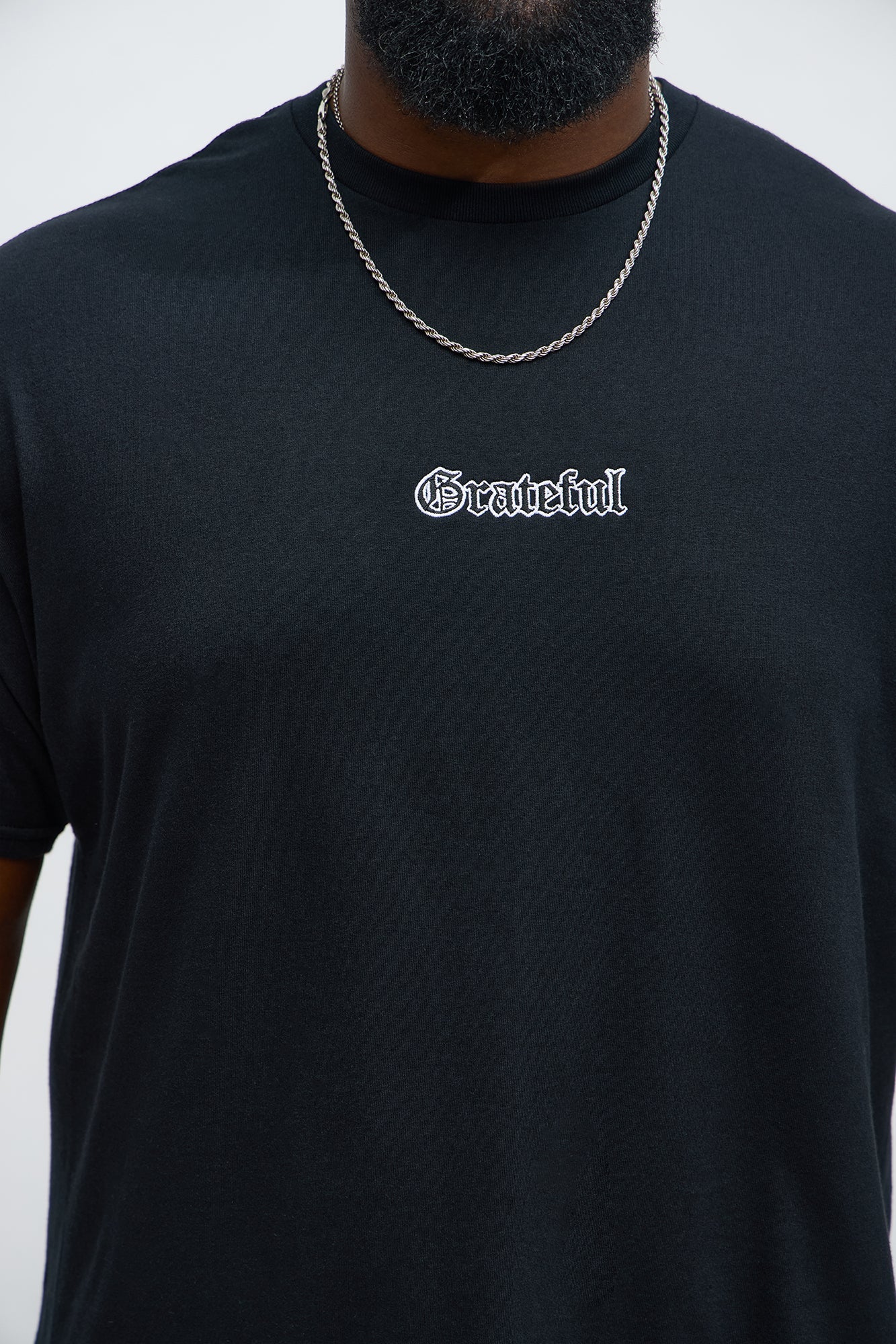 Always Grateful Short Sleeve Tee - Black