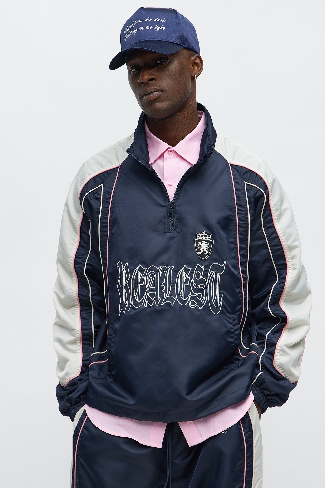 Realest Flow Anorak Jacket - Navy/combo
