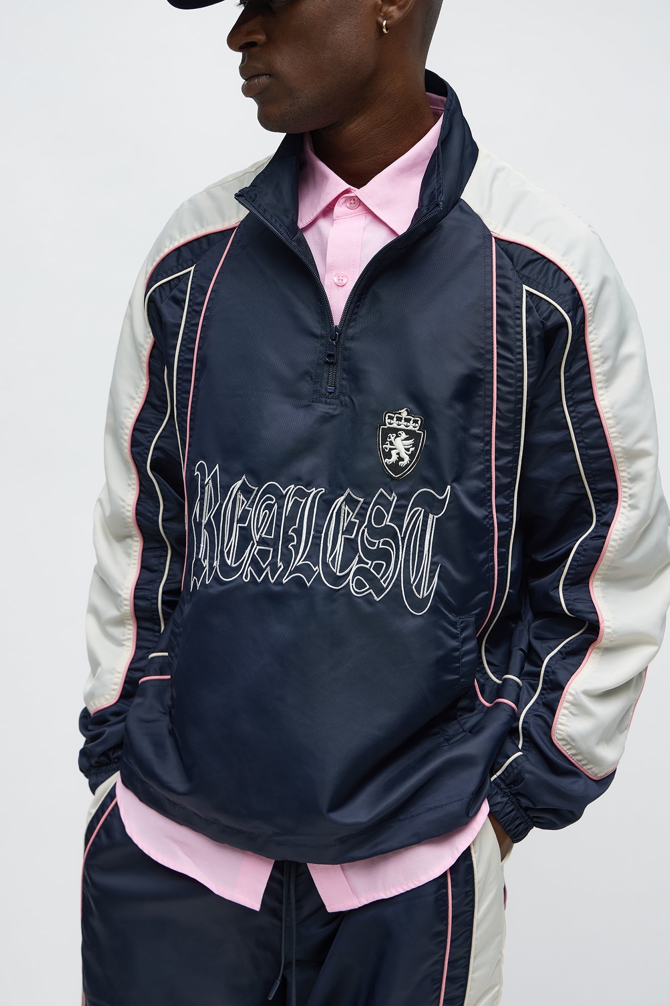 Realest Flow Anorak Jacket - Navy/combo