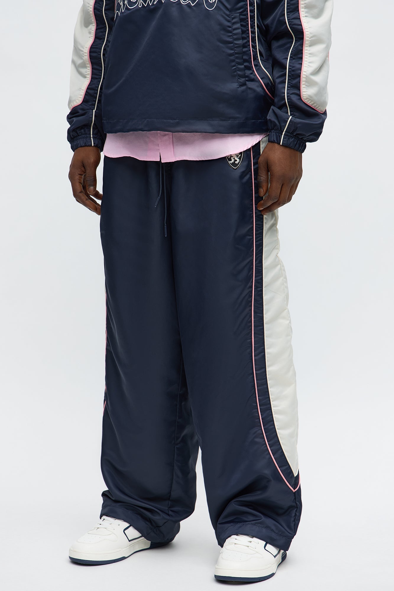 Straight Realest Flow Nylon Pant - Navy/combo