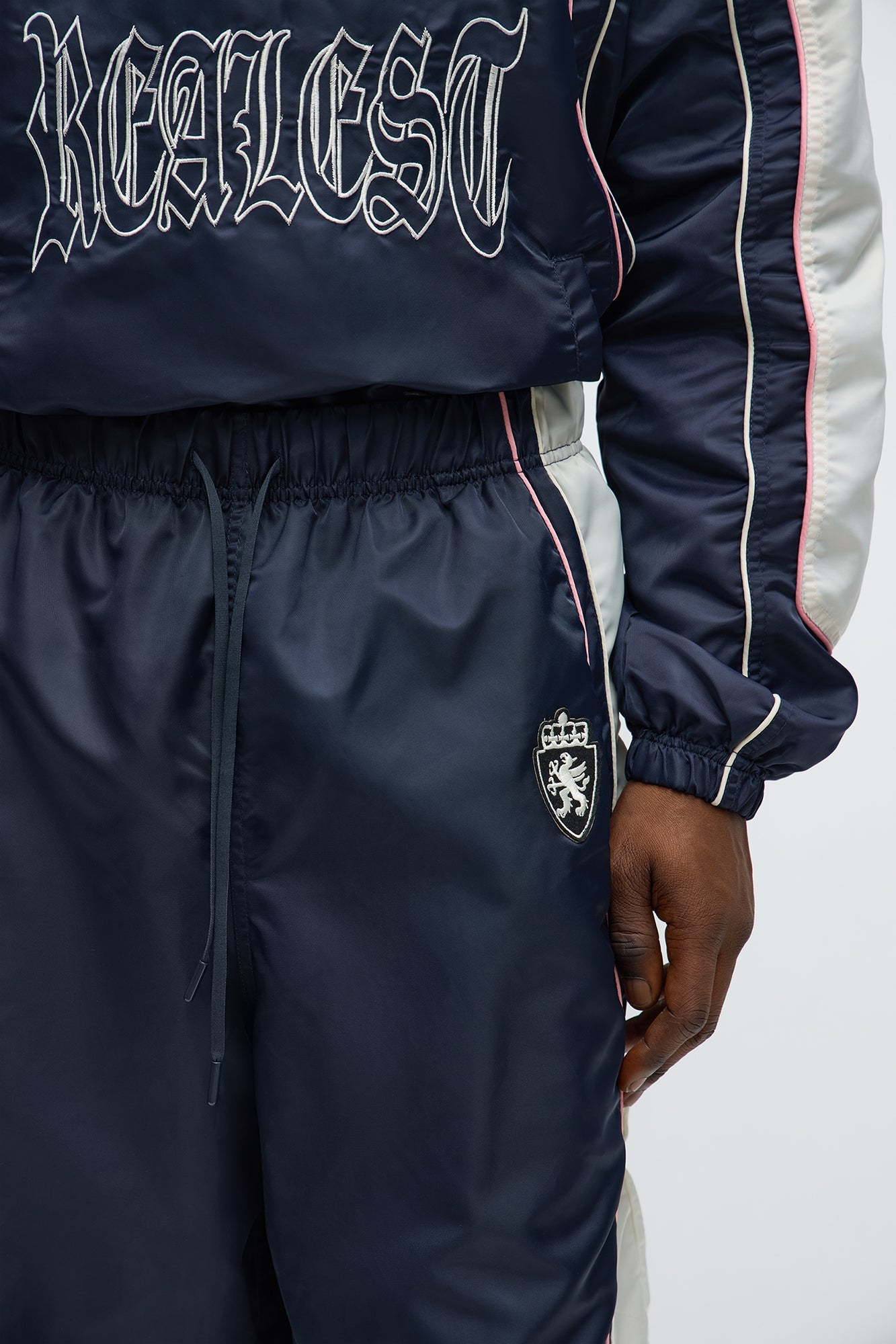 Straight Realest Flow Nylon Pant - Navy/combo