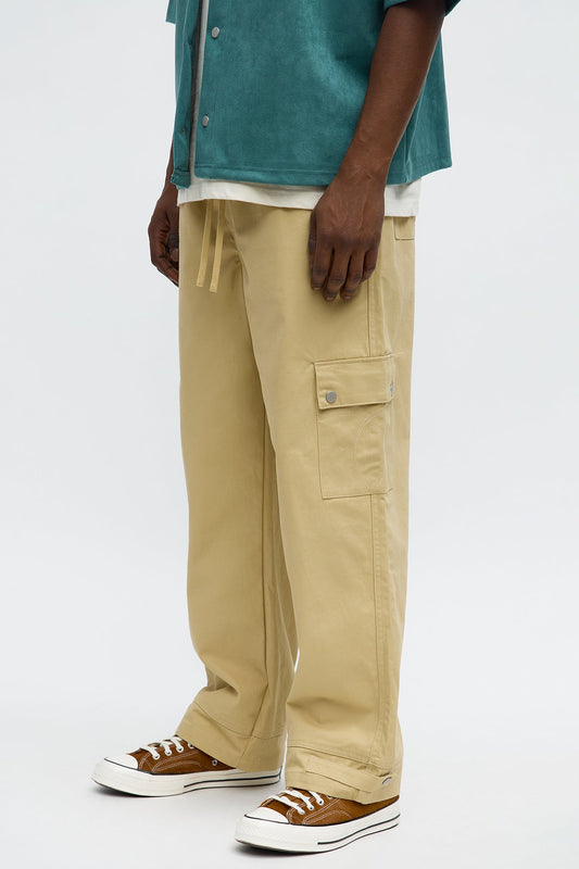 Baggy Talk My Walk Cargo Pant - Khaki