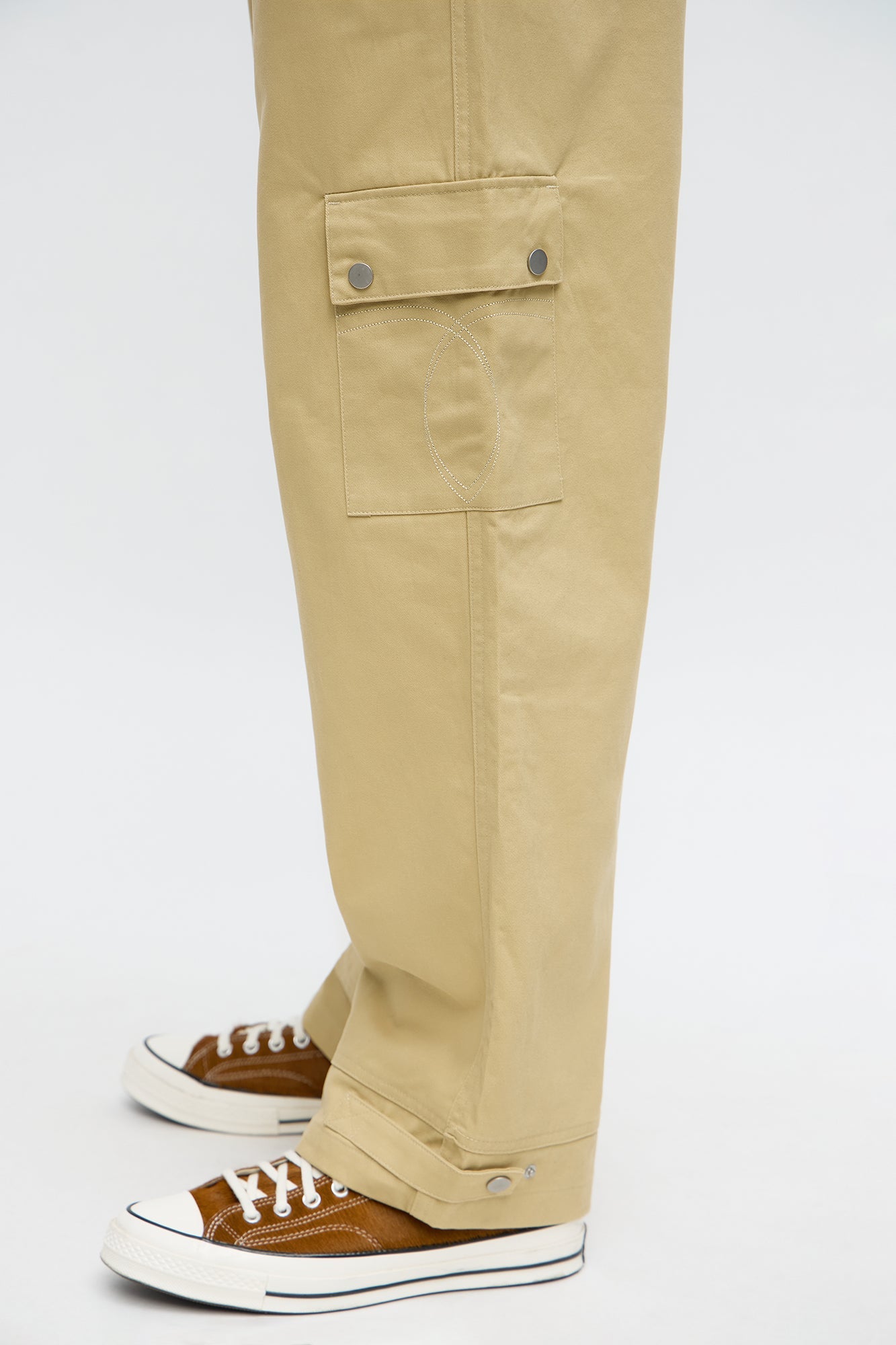 Baggy Talk My Walk Cargo Pant - Khaki