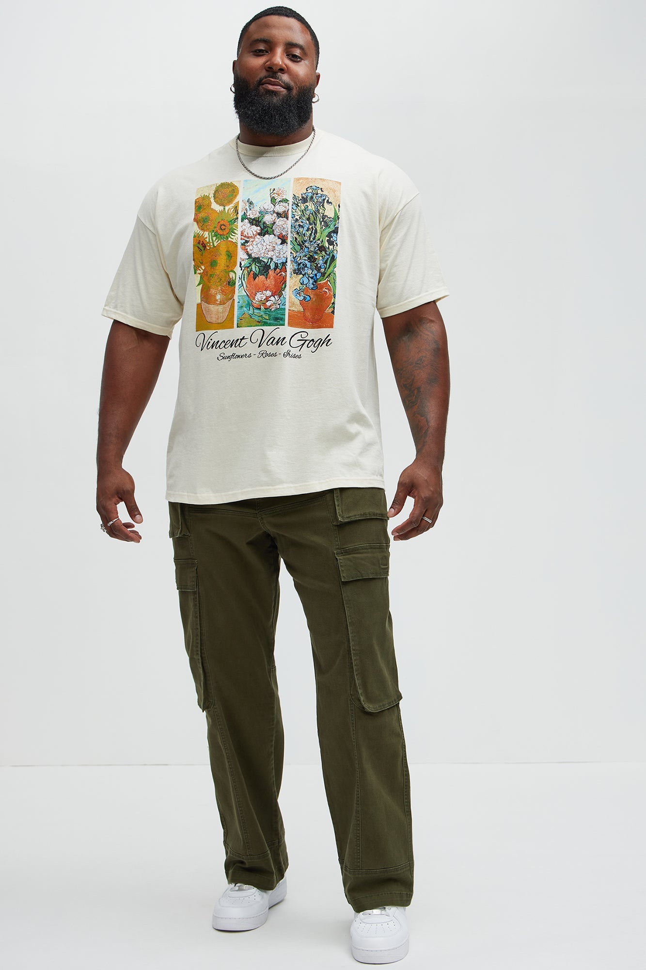 Psyche Straight Cargo Jeans - Olive