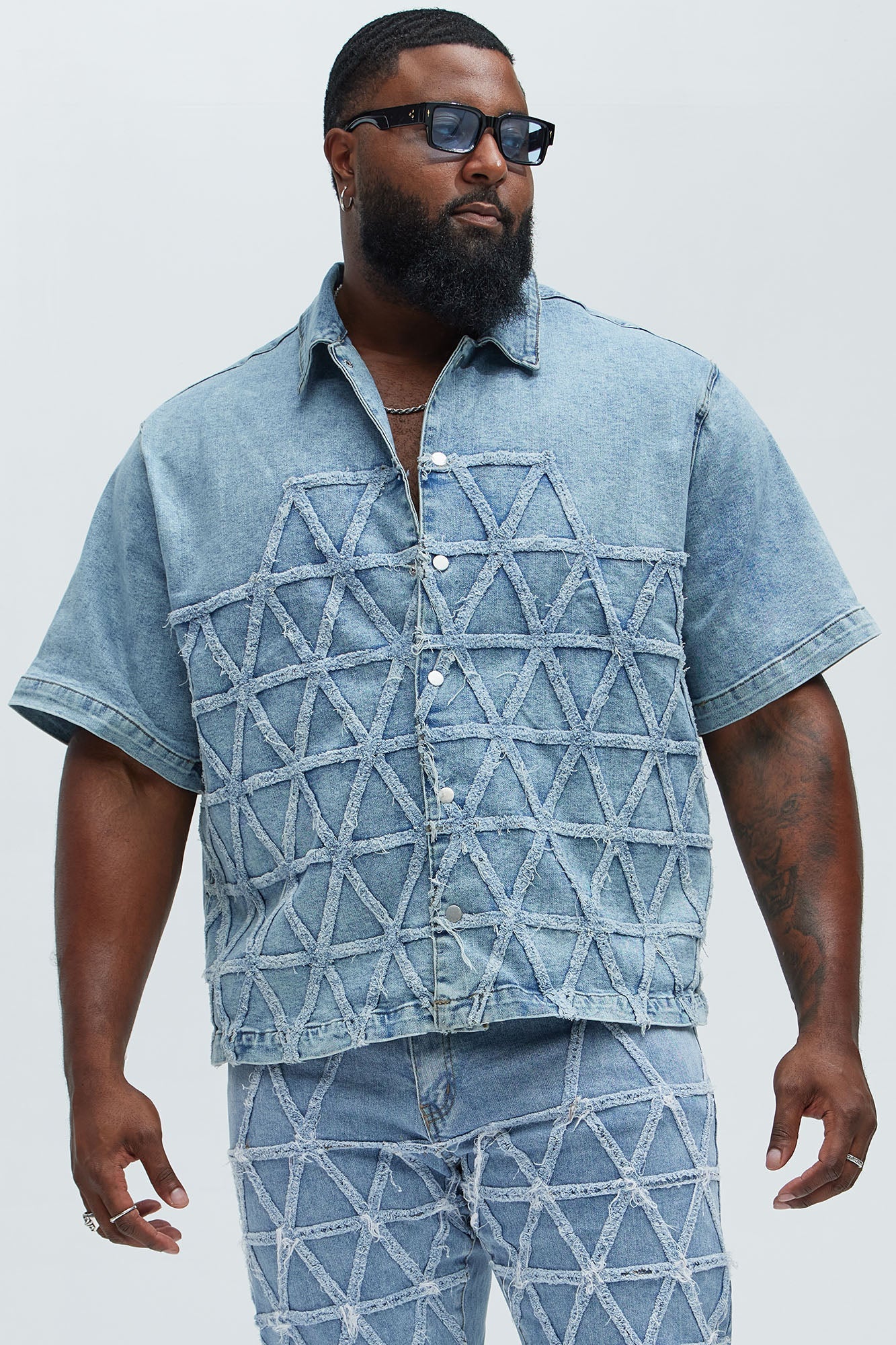 Interstellar Denim Shirt - Light Wash