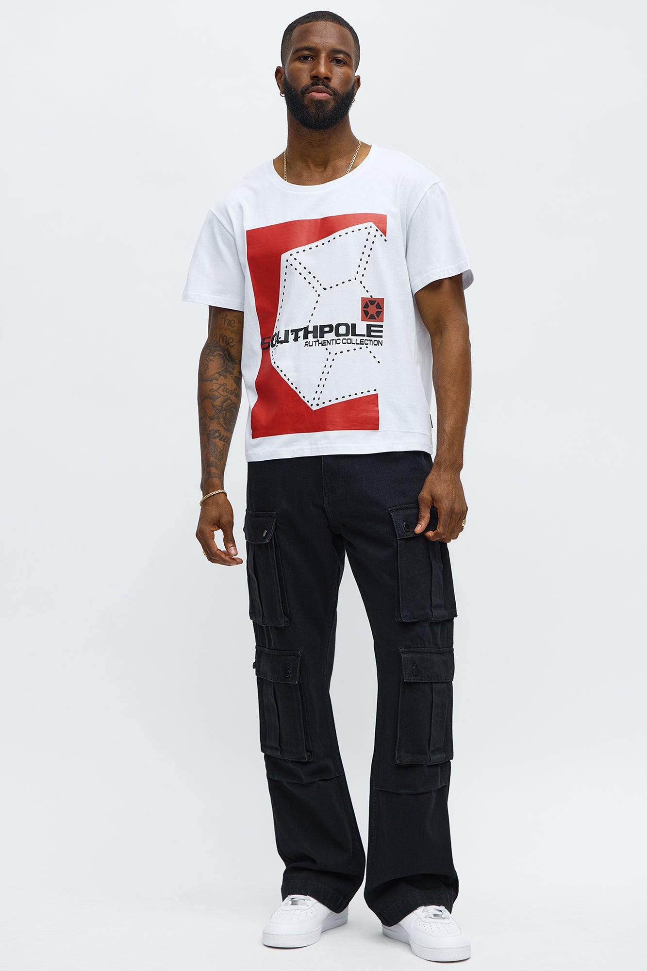 Southpole Icon Short Sleeve Tee - White