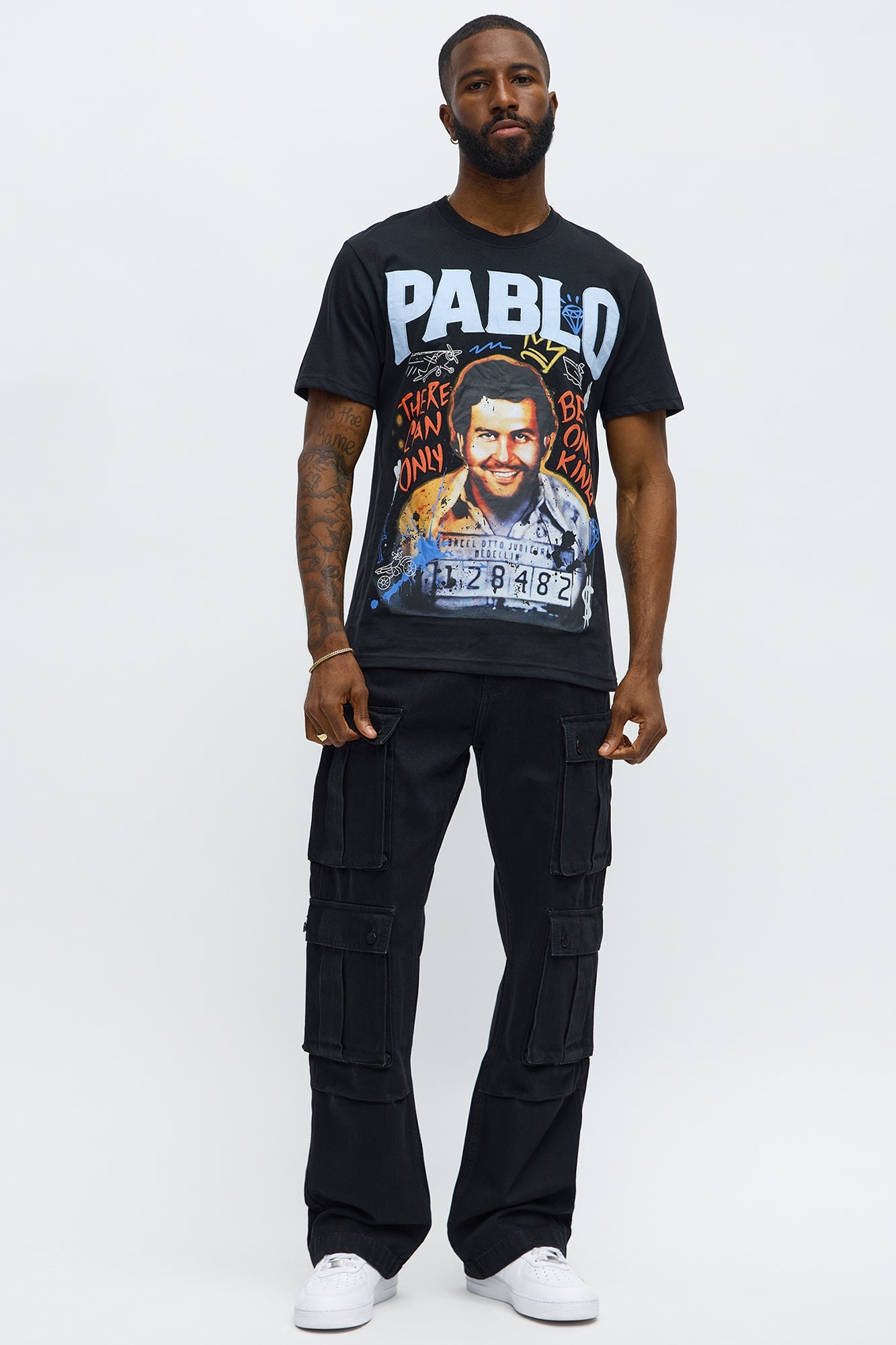 Pablo Escobar Only One Short Sleeve Tee - Black