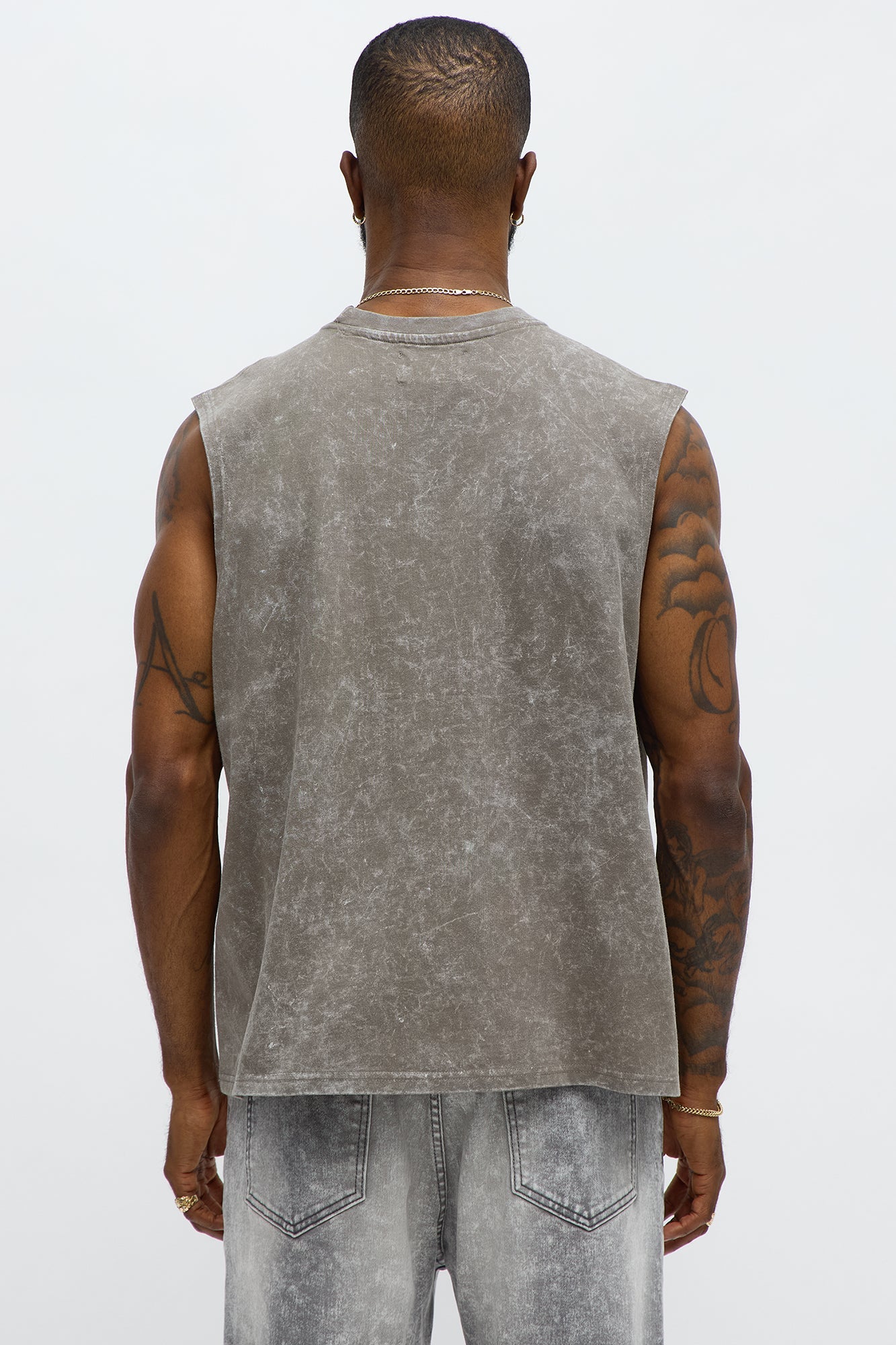 LA Royalty Muscle Tee - Grey