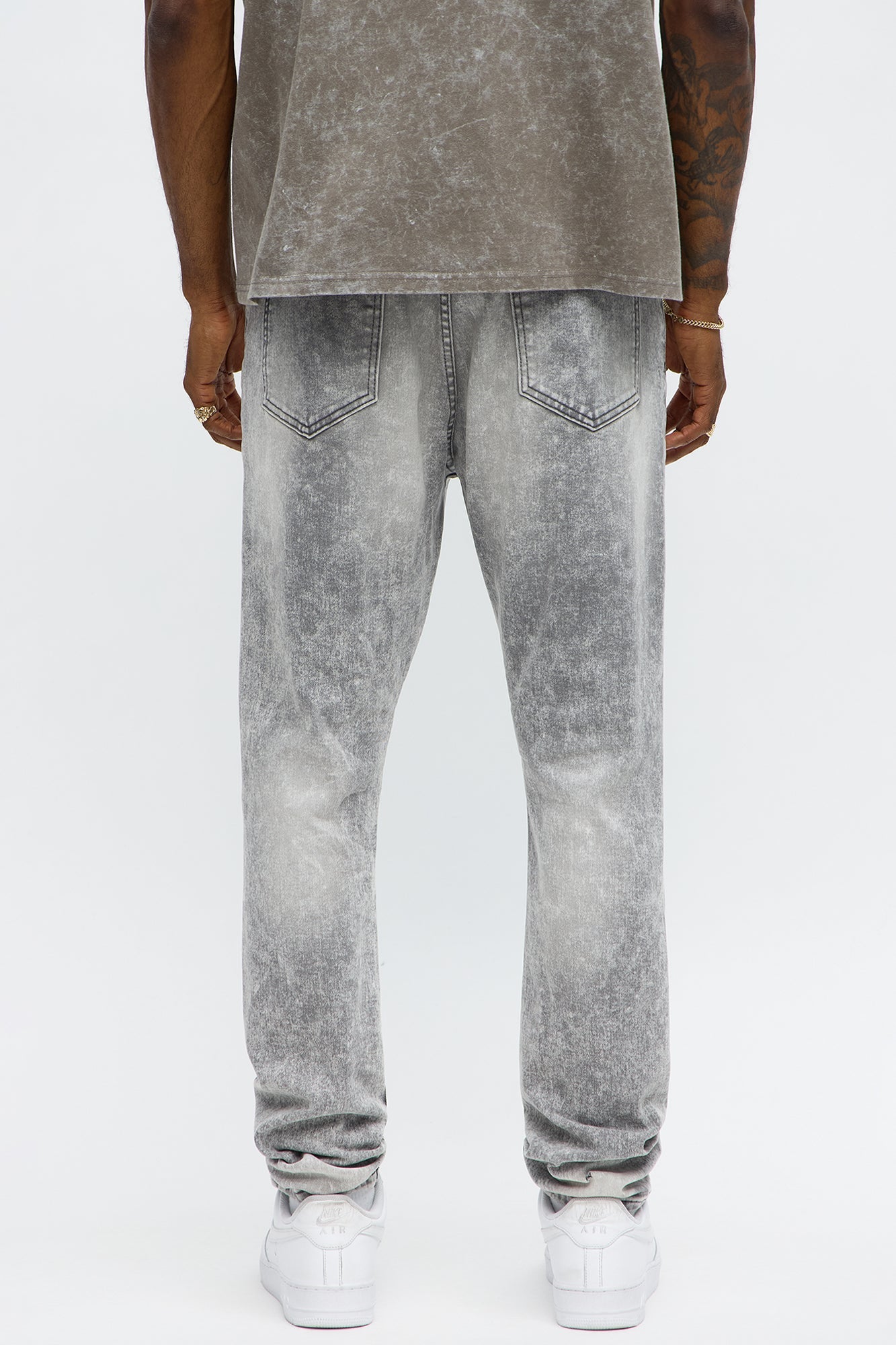 Skinny Got To Me Distressed Jean - Grey