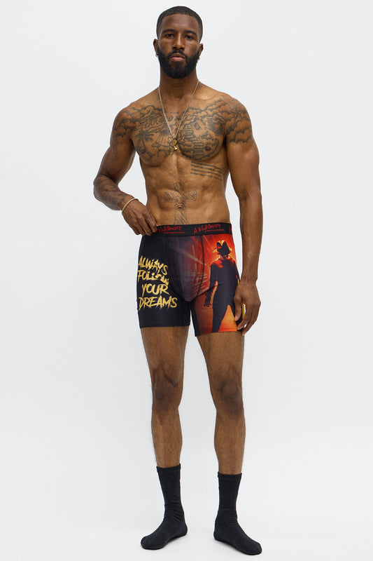 Nightmare On Elm Street Boxer Brief - Black/combo