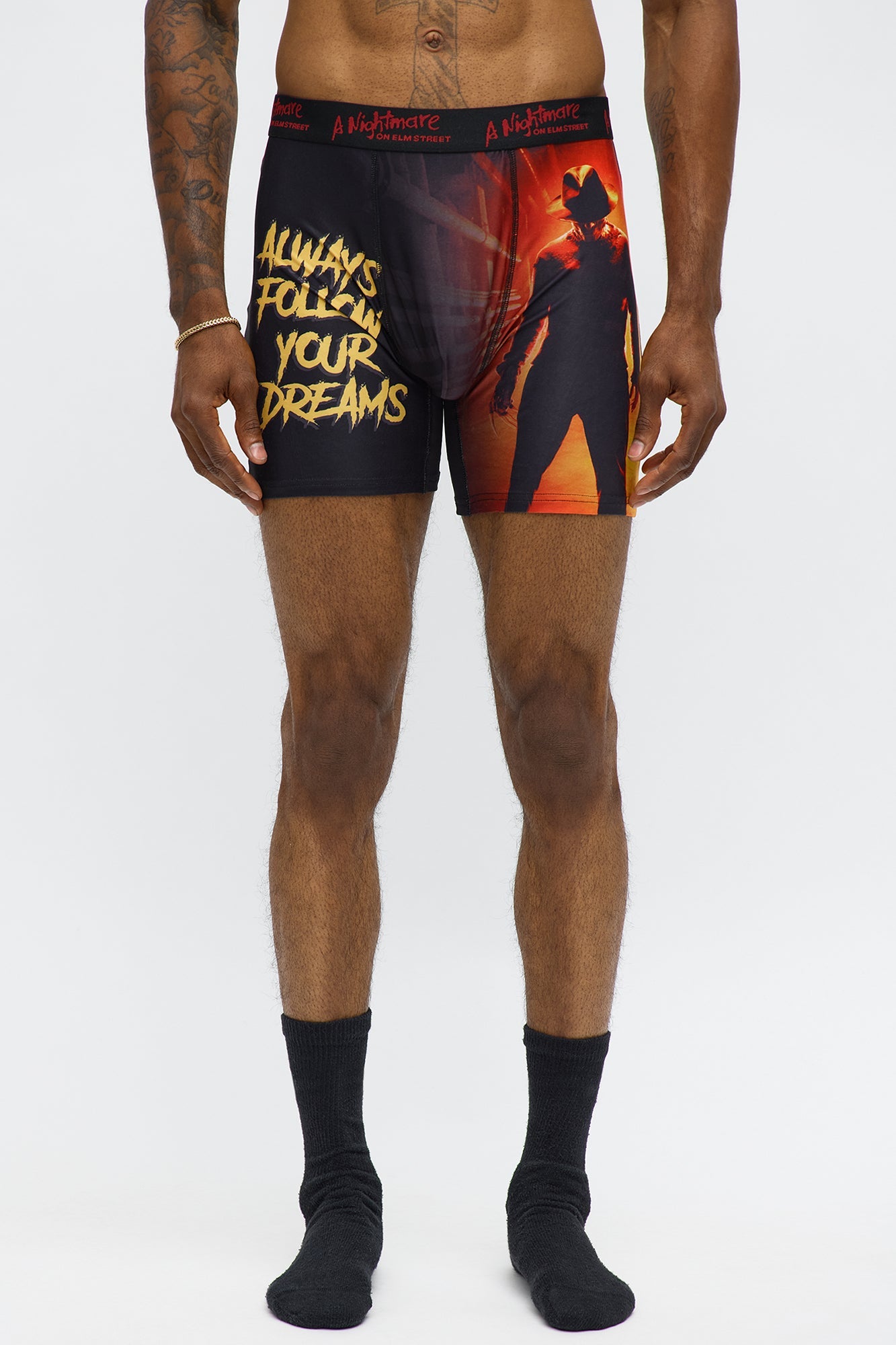 Nightmare On Elm Street Boxer Brief - Black/combo