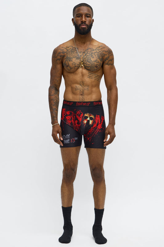 Friday 13th Bloody Jason Boxer Brief - Black/combo