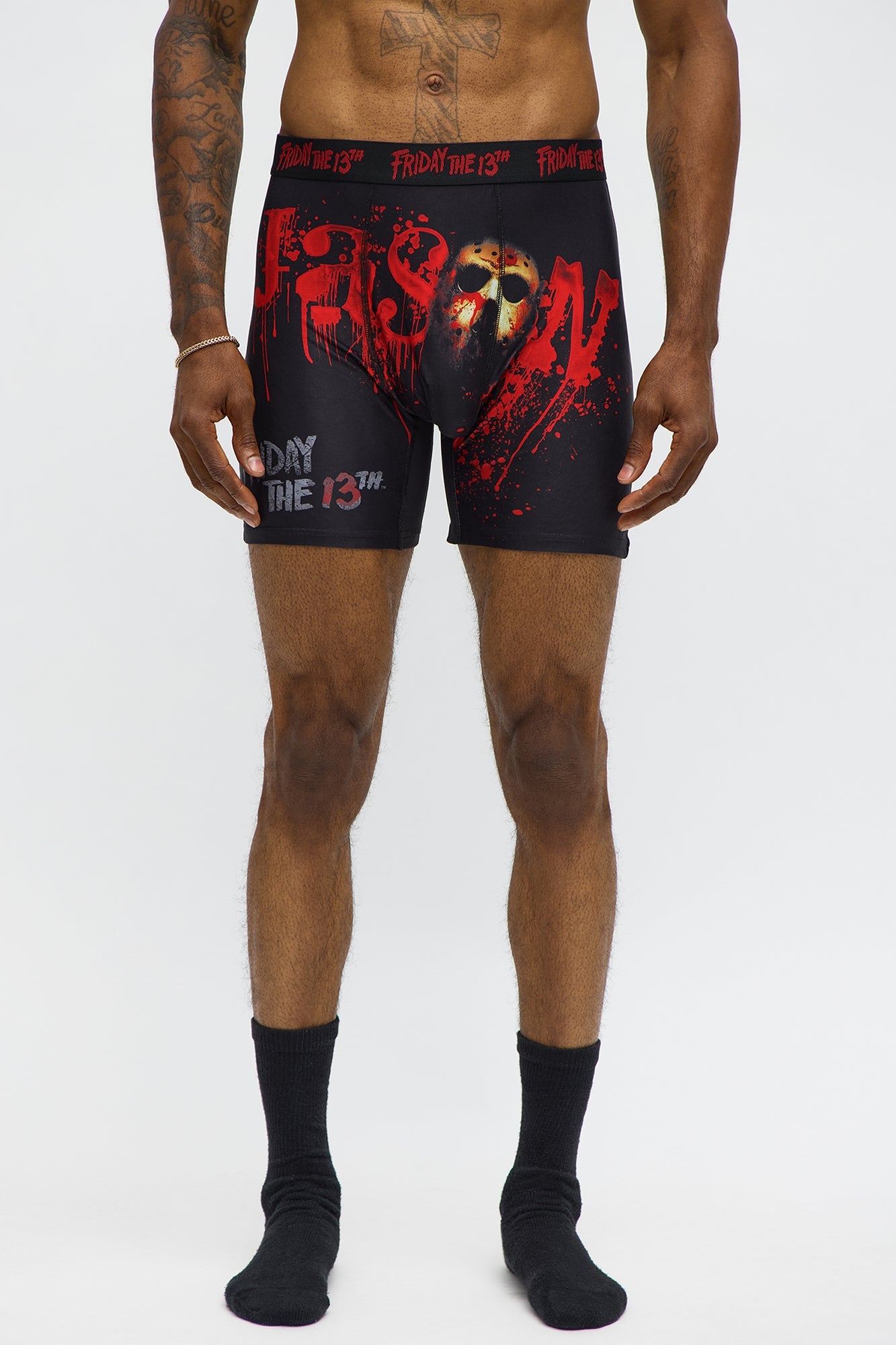 Friday 13th Bloody Jason Boxer Brief - Black/combo