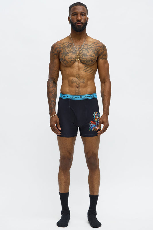 Ed Hardy True Love 3 Pack Boxer Briefs - Multi Color