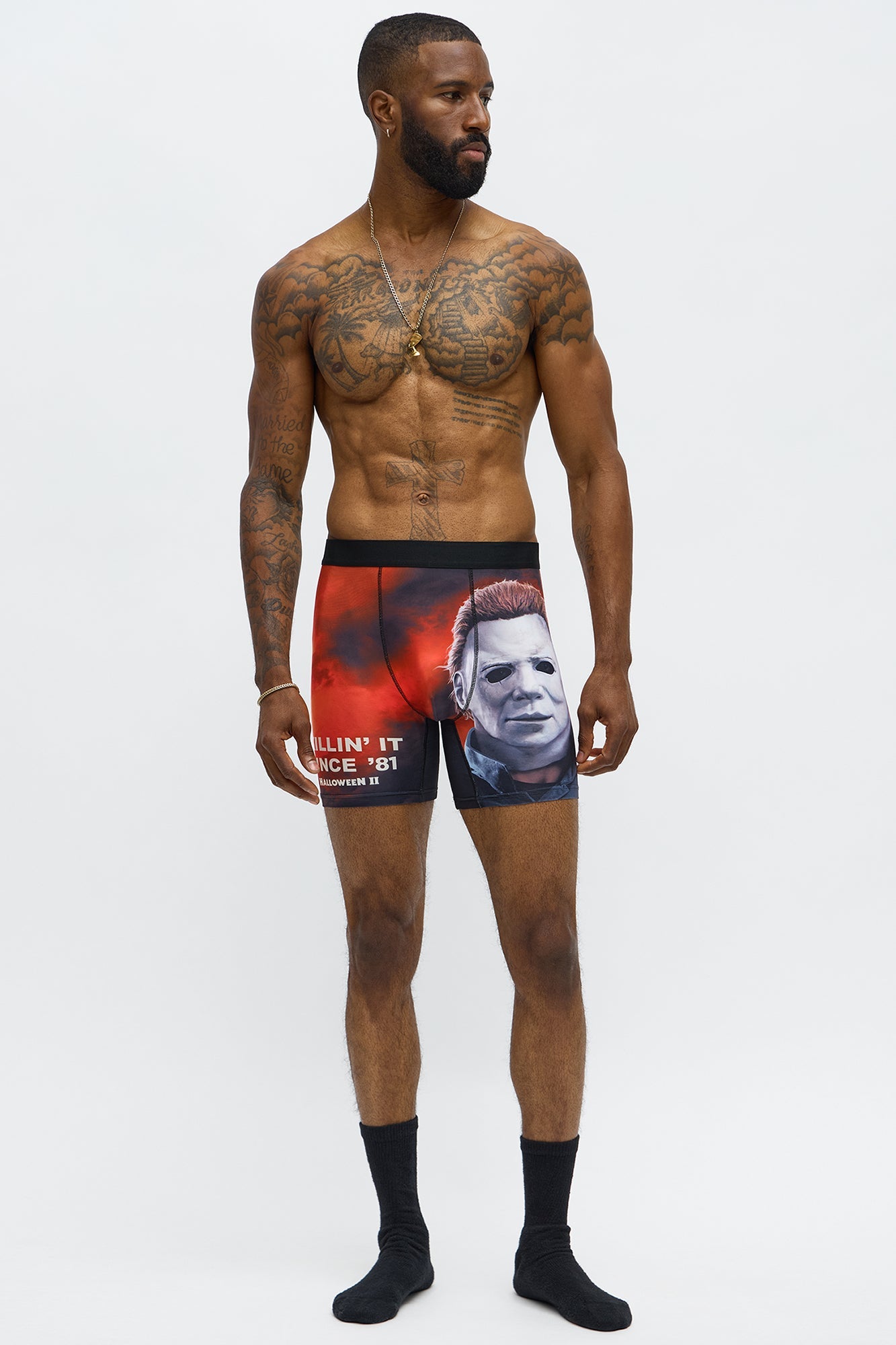 VHS Packaged Halloween 2 Boxer Brief - Black/combo