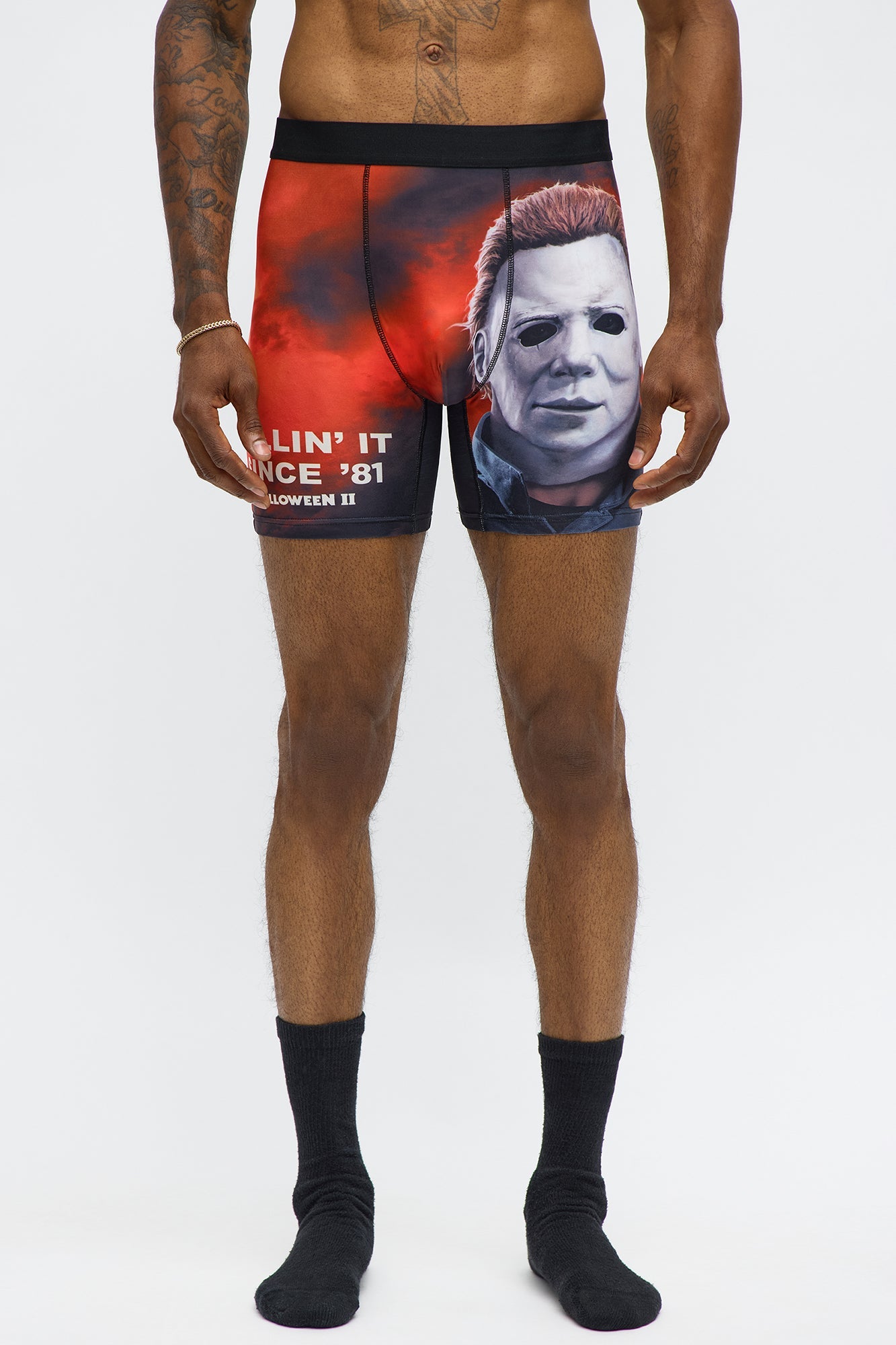 VHS Packaged Halloween 2 Boxer Brief - Black/combo