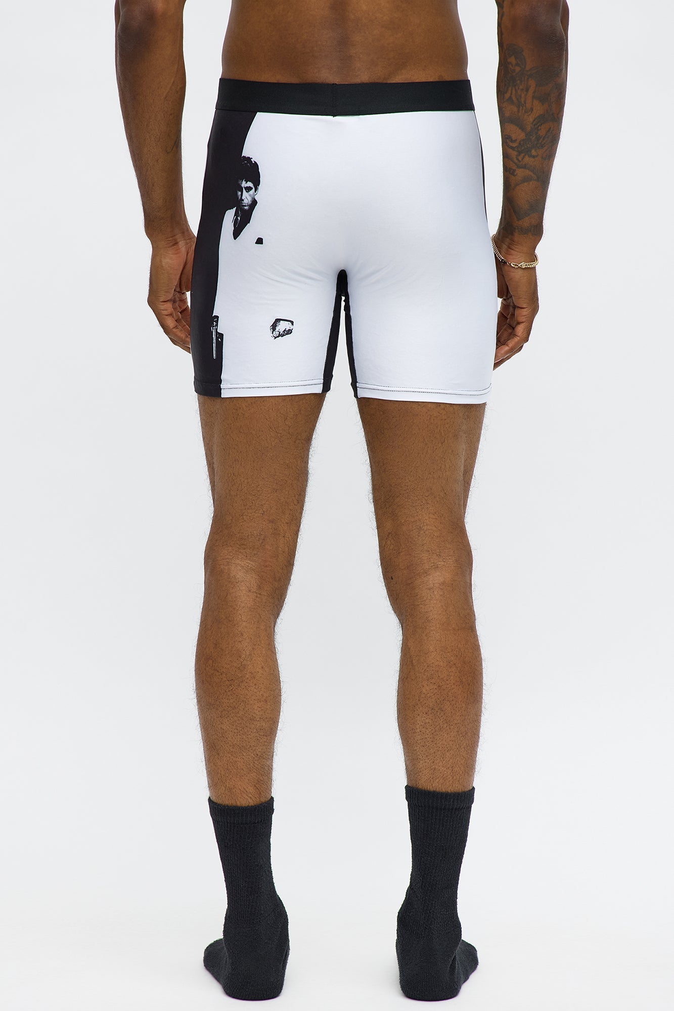 VHS Packaged Scarface Classic Boxer Brief - White/Black