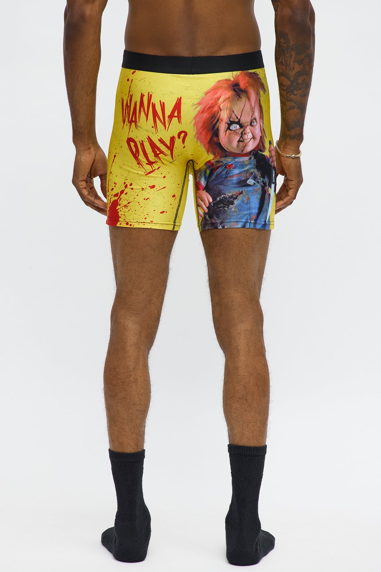 VHS Packaged Chucky Boxer Brief - Yellow
