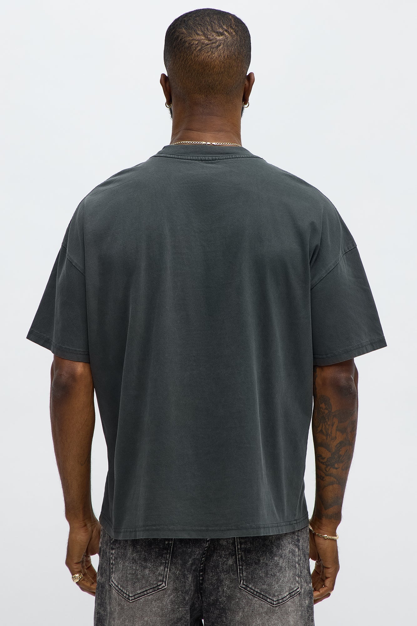 Legend Racing Oversized Short Sleeve Tee - Black Wash