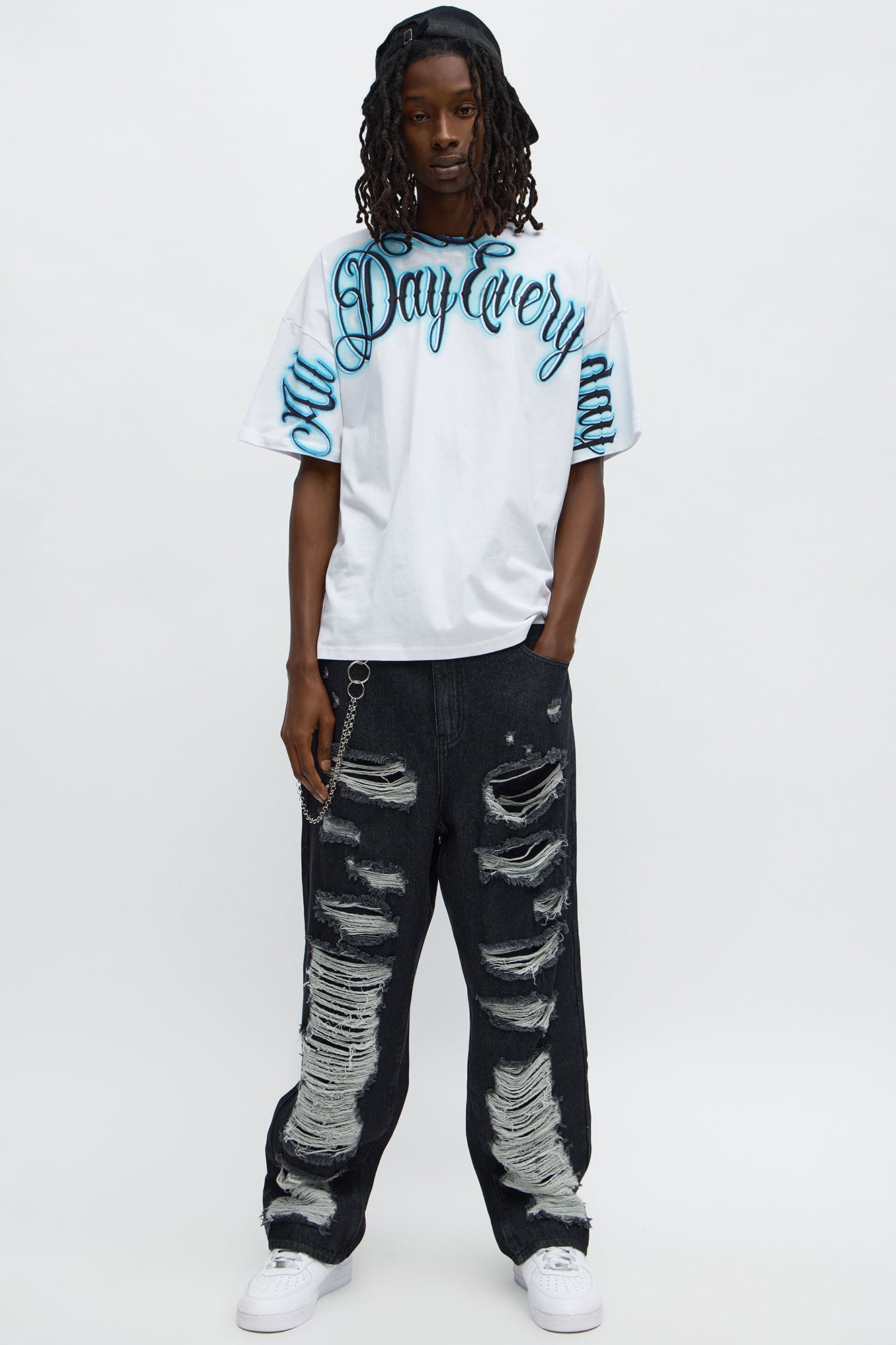 All Day Everyday Oversized Short Sleeve Tee - Off White