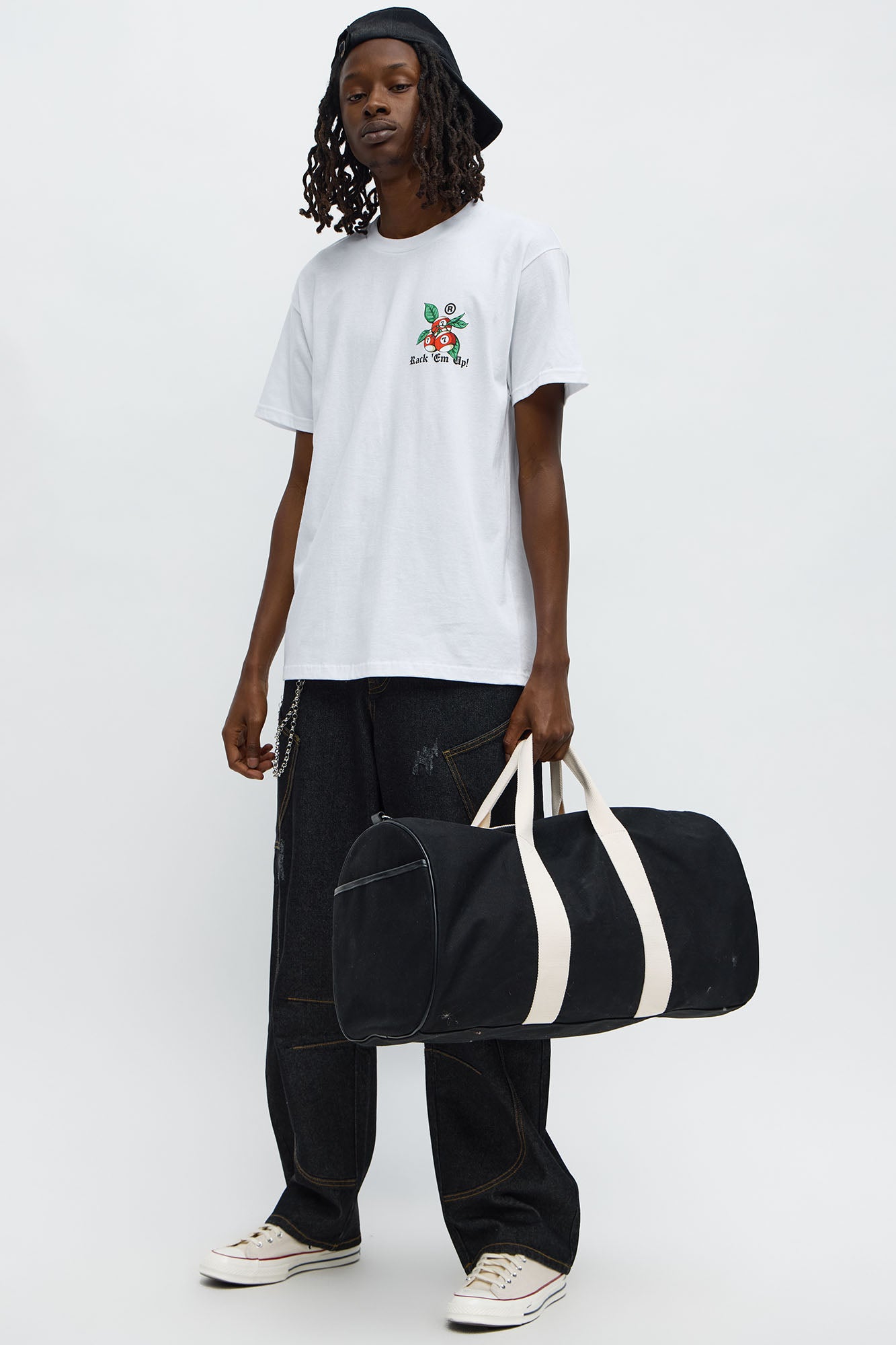 Rack Em Up Short Sleeve Tee - White