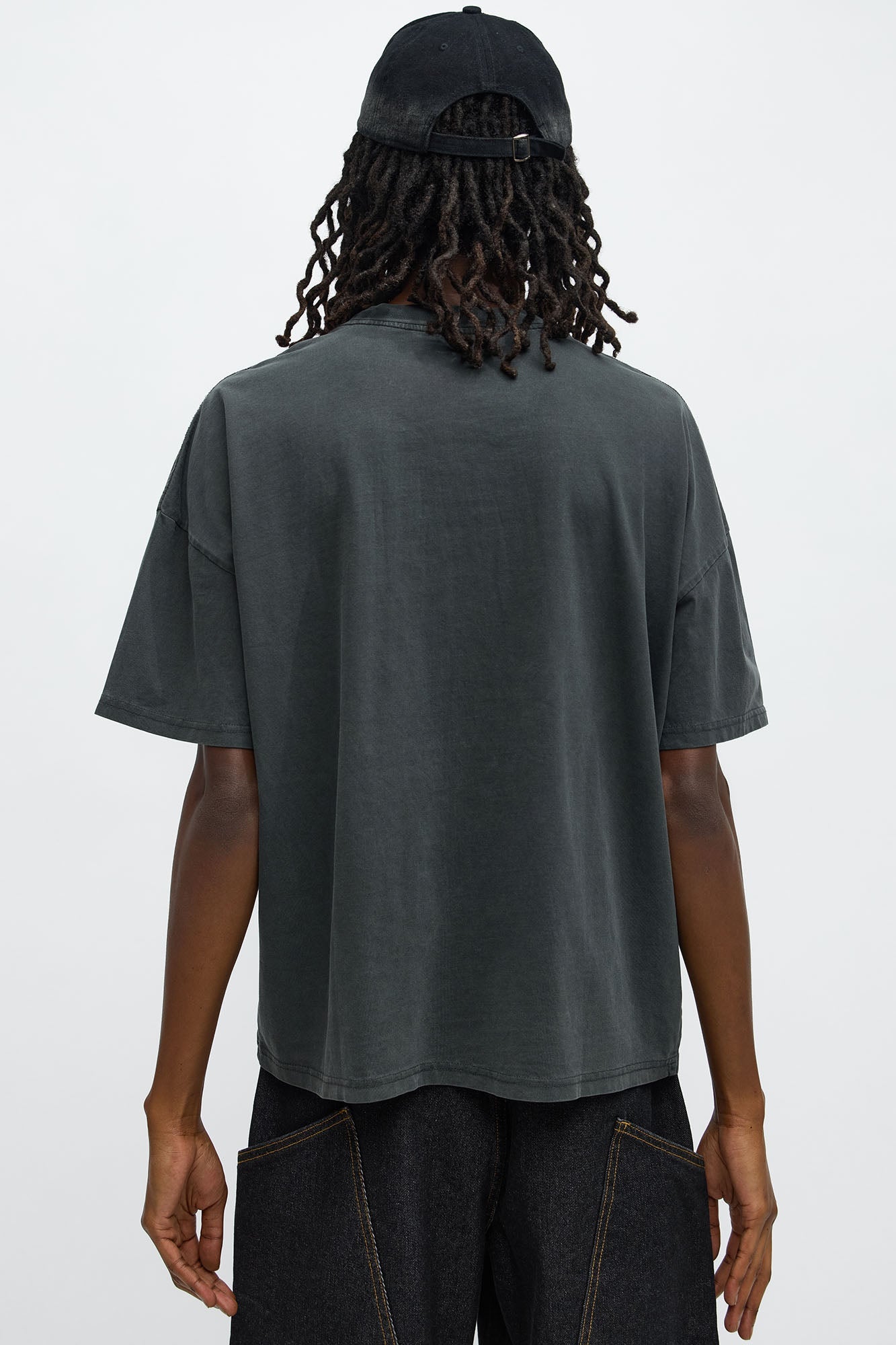 Keep Going Oversized Short Sleeve Tee - Black Wash