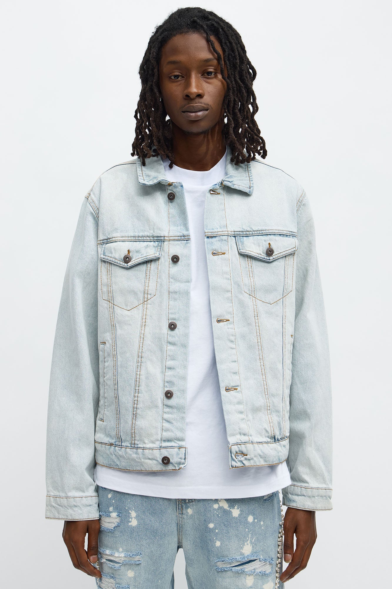 Infield Denim Jacket - Light Wash