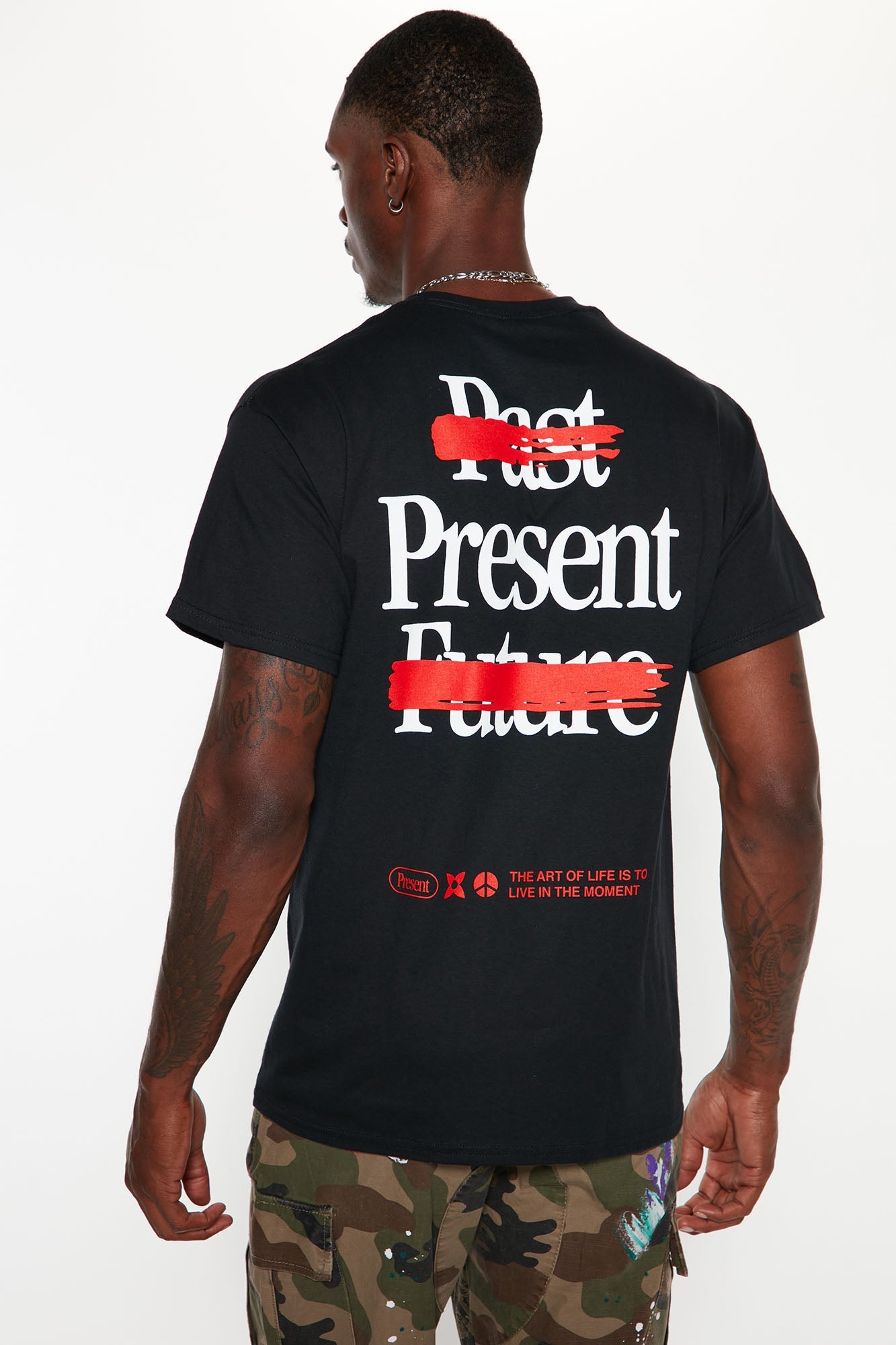 Be Present Short Sleeve Tee - Black