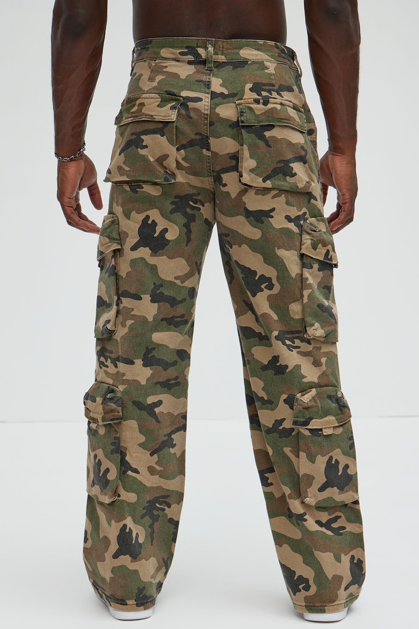 Shane Baggy Cargo Jeans - Camouflage