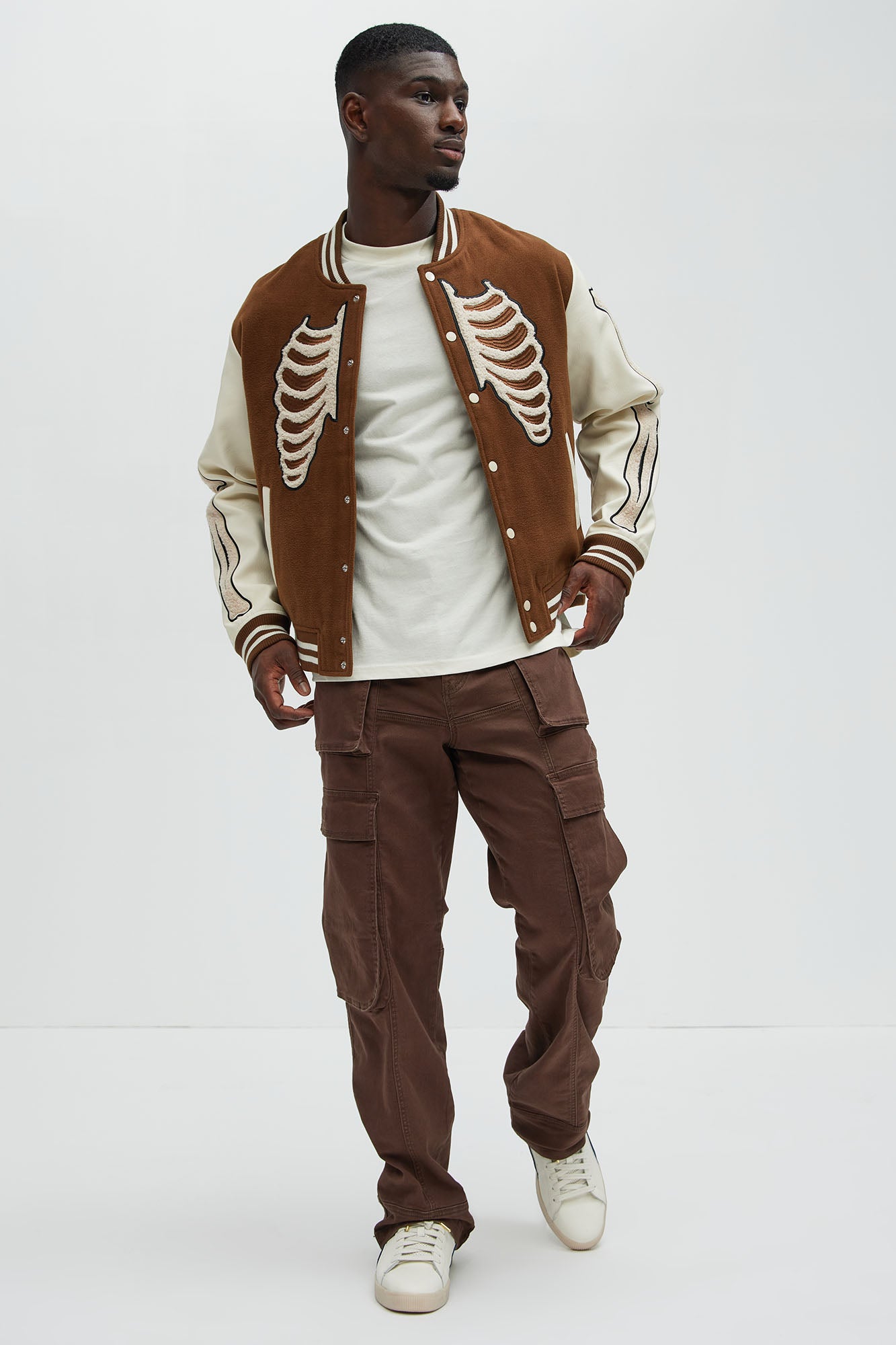 Psyche Straight Cargo Jeans - Brown