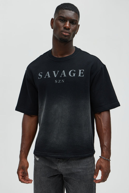 Savage SZN Short Sleeve Tee - Black