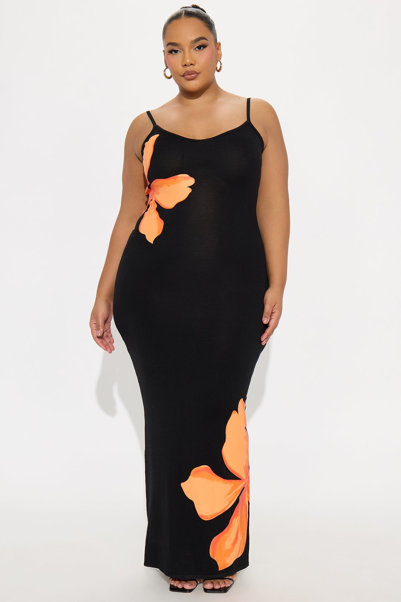 Sugar Plum Sweater Maxi Dress - Black/combo