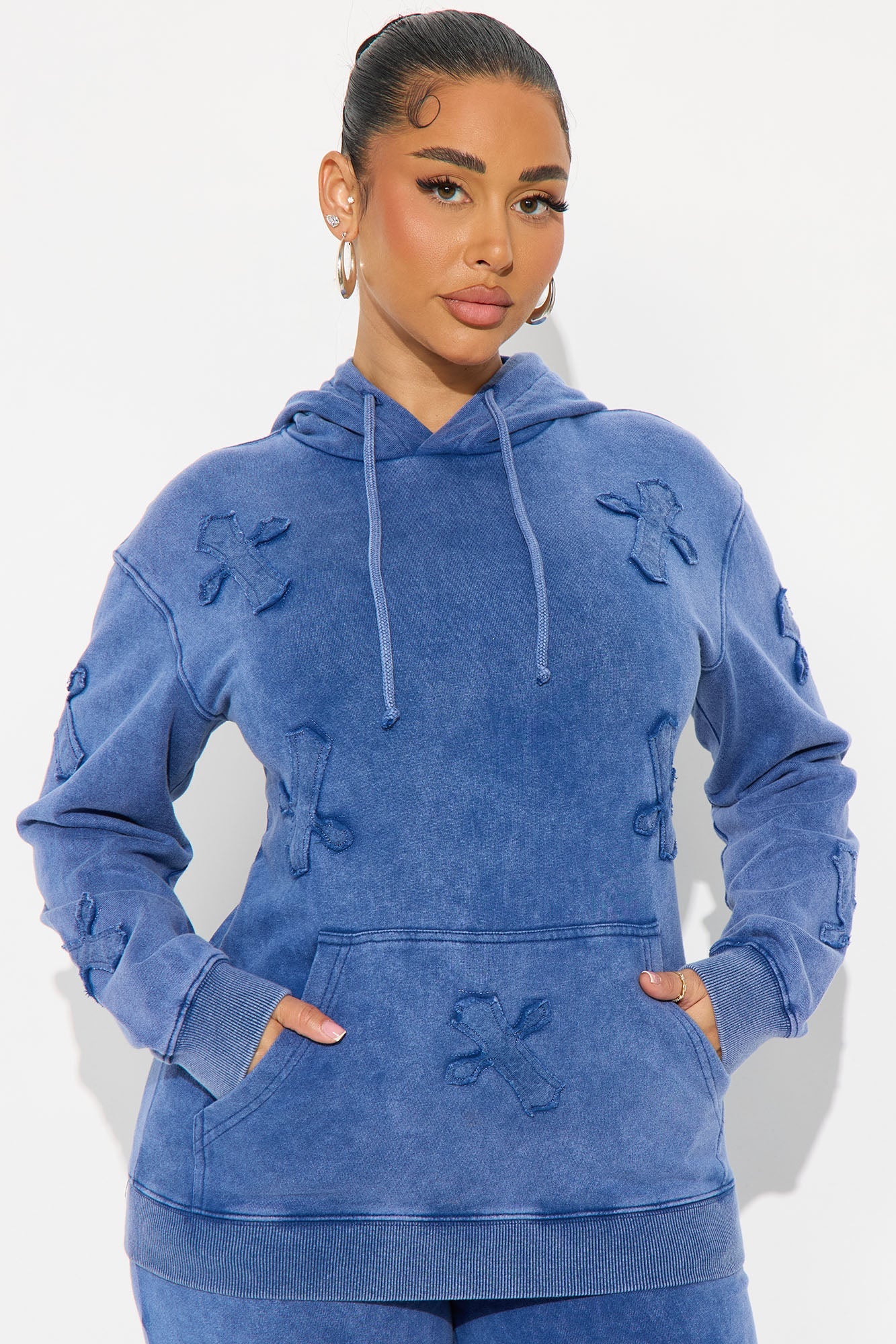 You Crossed My Mind Lounge Pant Set - Blue