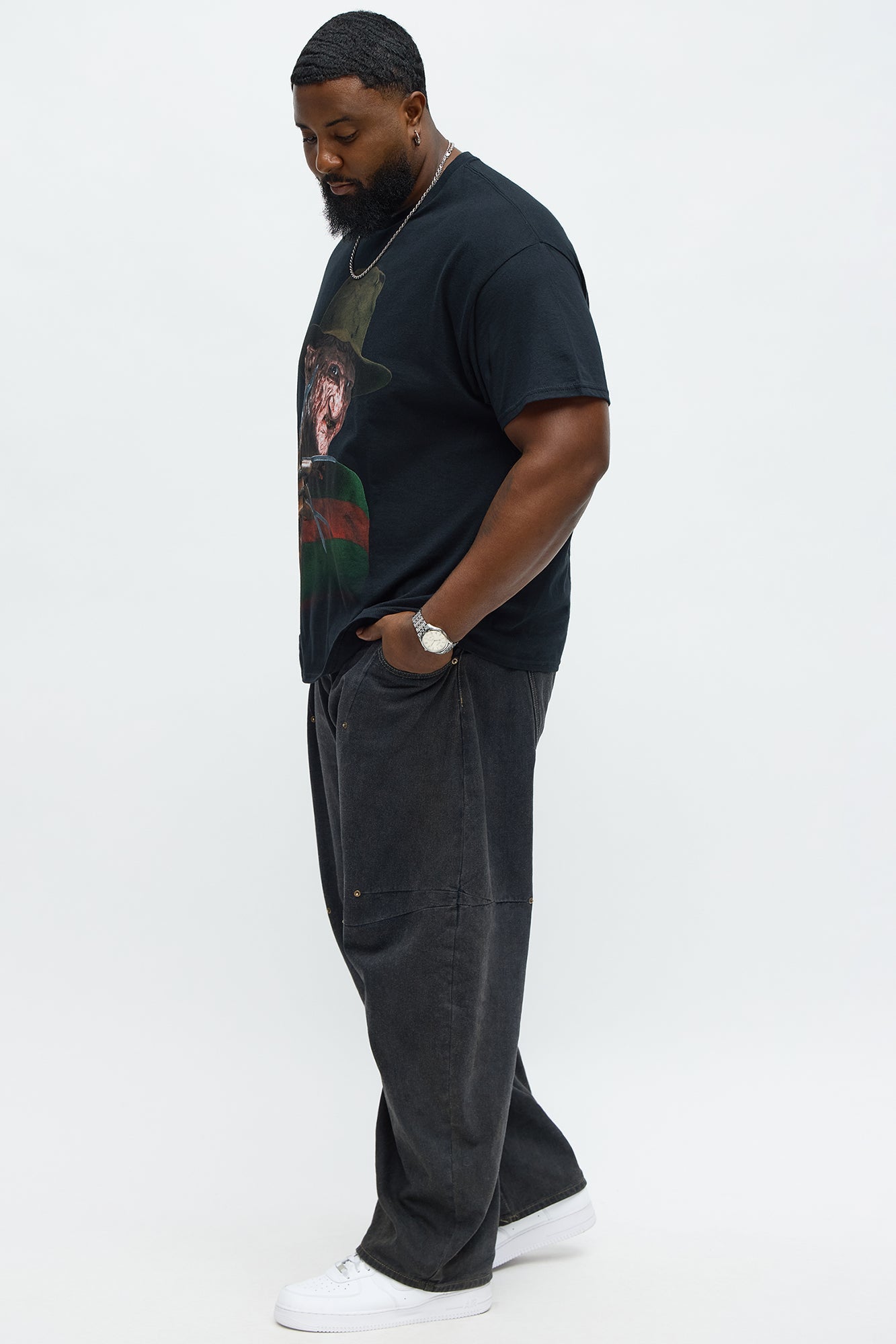 Nightmare On Elm Street Freddy I Am Eternal Short Sleeve Tee - Black